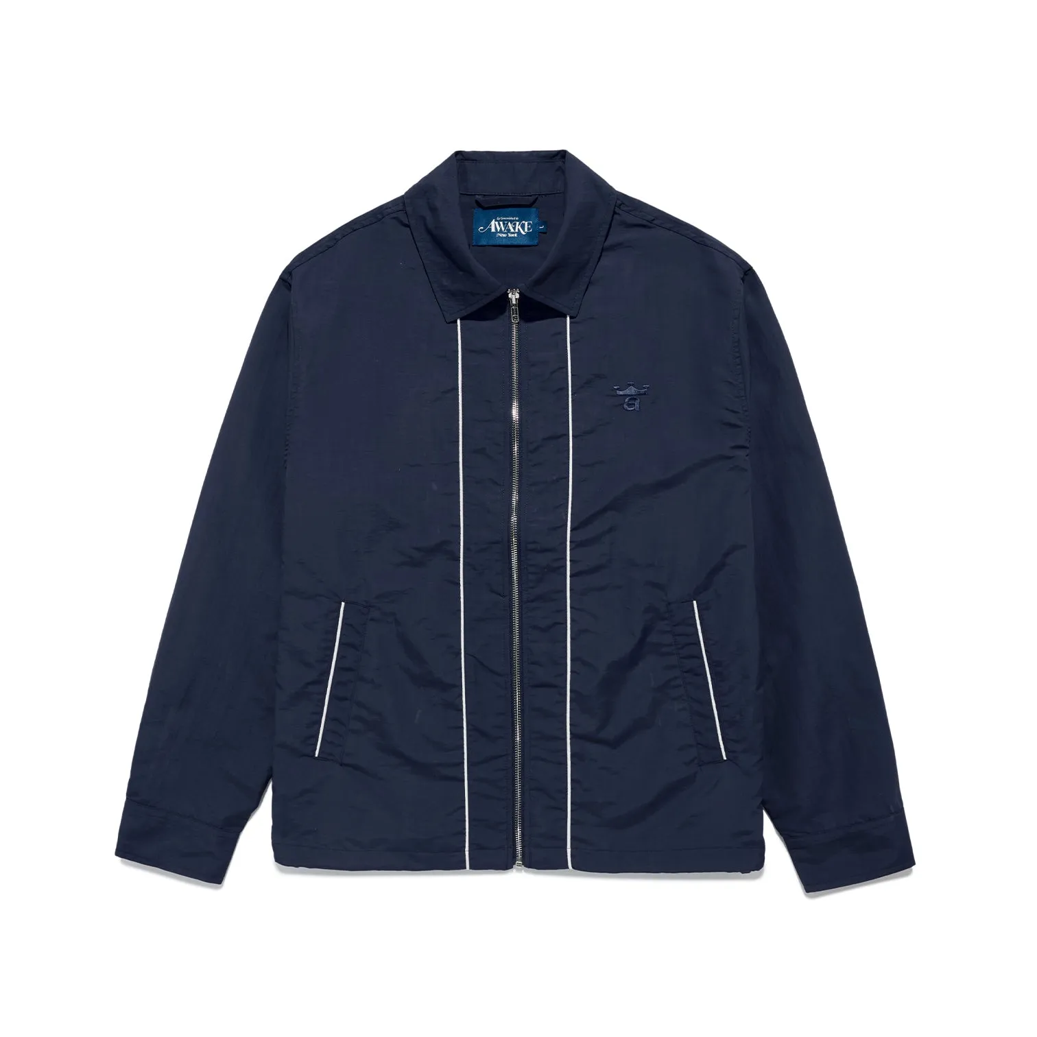 Crown "a" Embroidered Coaches Jacket sold by Awake