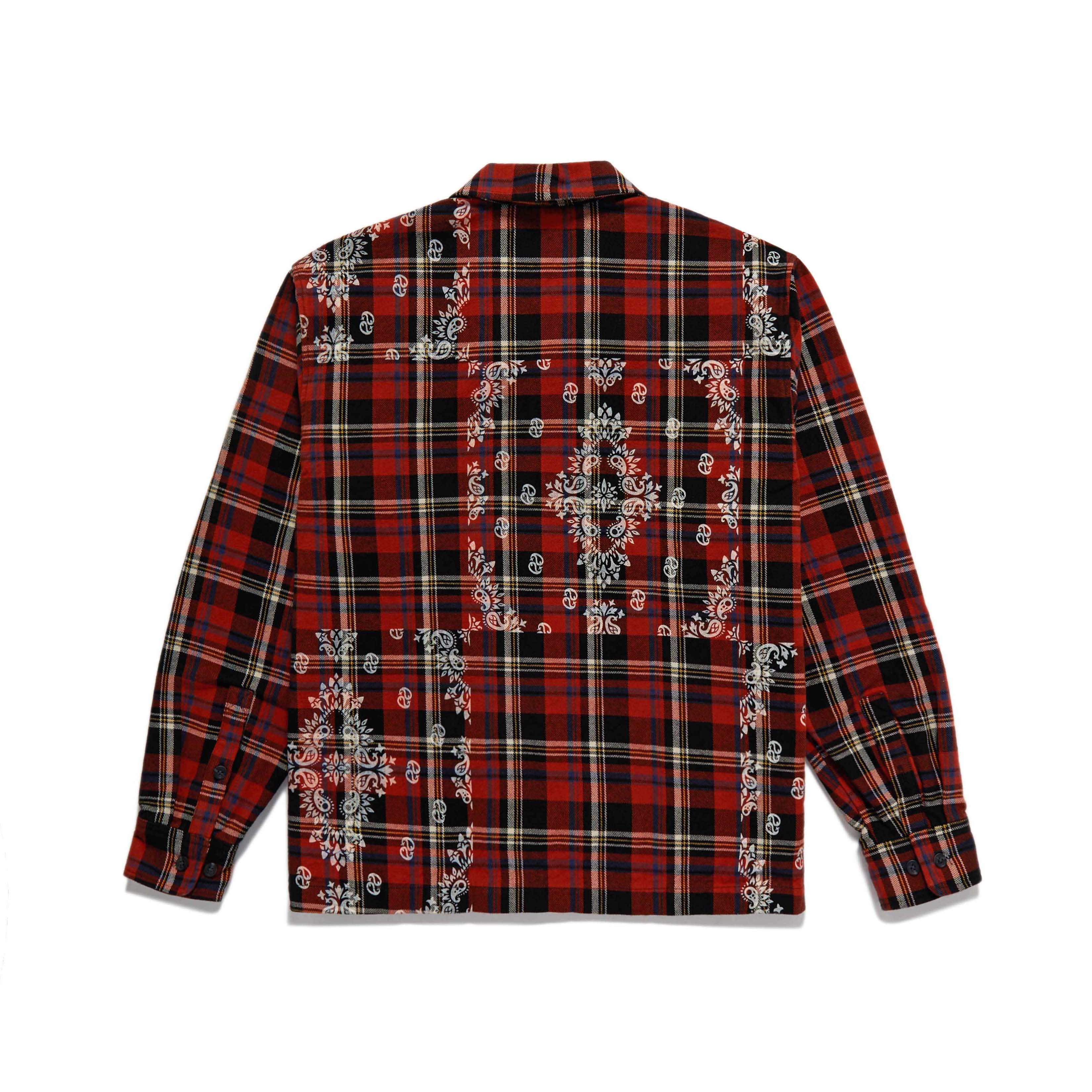 Paisley Printed Flannel Shirt sold by Awake product image thumbnail 2