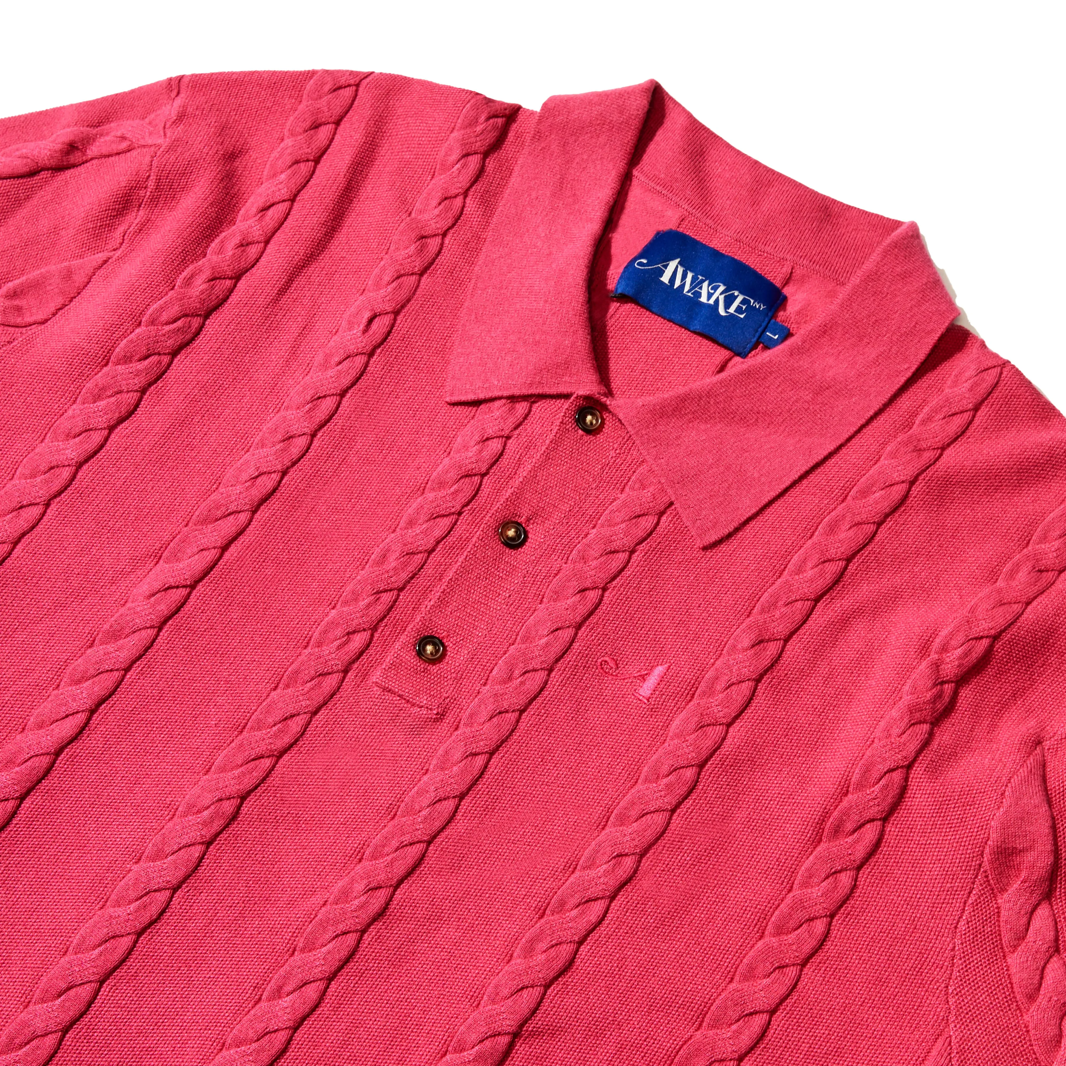 Cable Knit Polo sold by Awake product image thumbnail 3