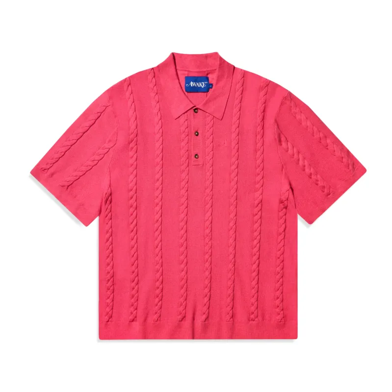 Cable Knit Polo sold by Awake
