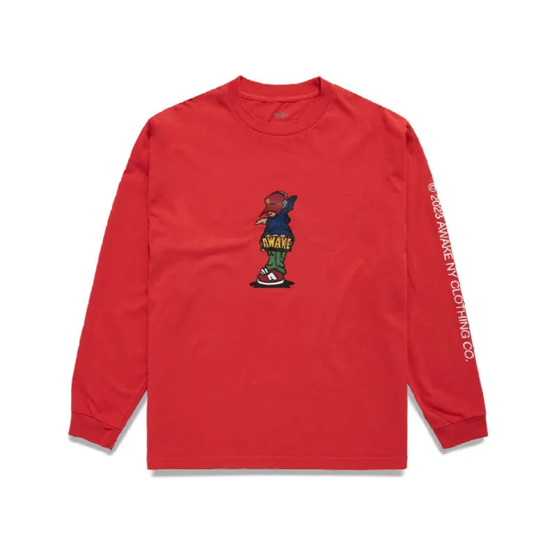 4 Finger Ring L/S Tee sold by Awake