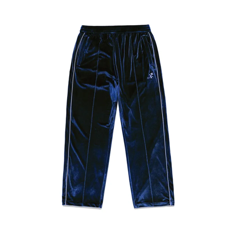Star "A" Embroidered Velour Track Pant sold by Awake