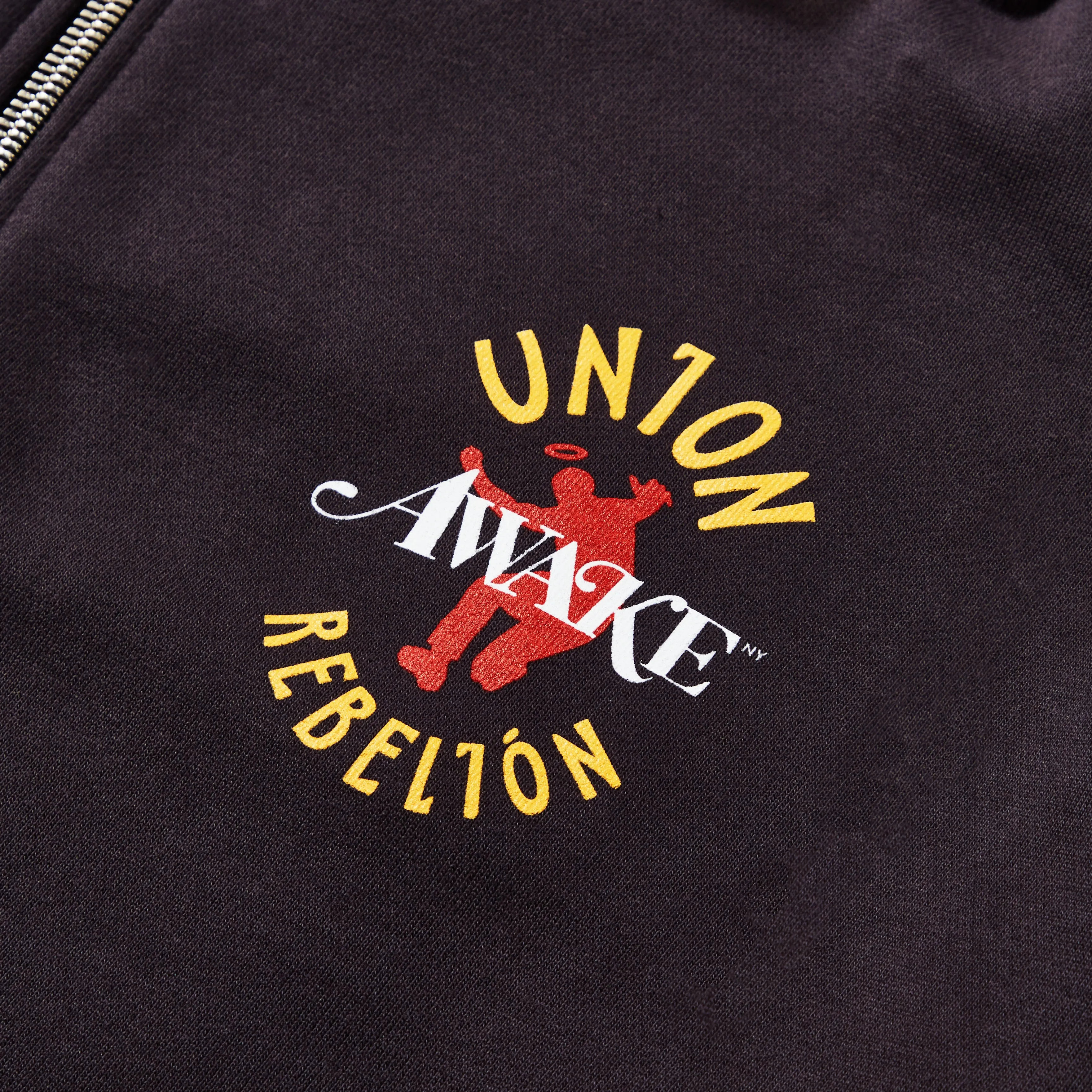 Awake NY x Union LA Lockup Zip Hoodie sold by Awake product image thumbnail 3
