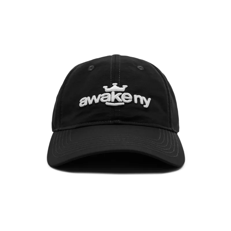 Crown Logo Embroidered Nylon Cap sold by Awake