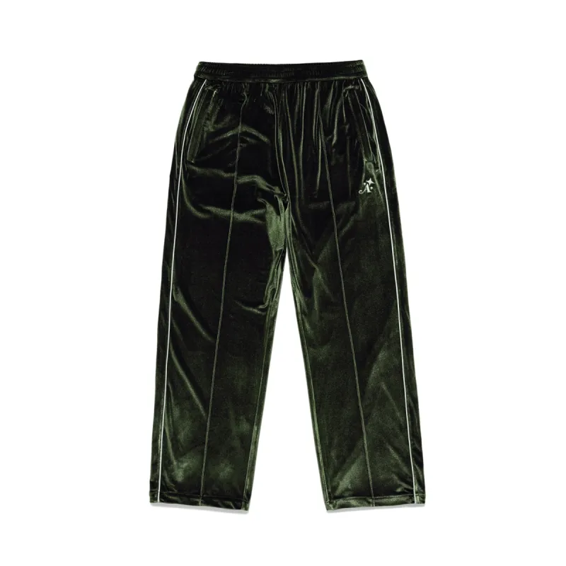 Star "A" Embroidered Velour Track Pant made by Awake