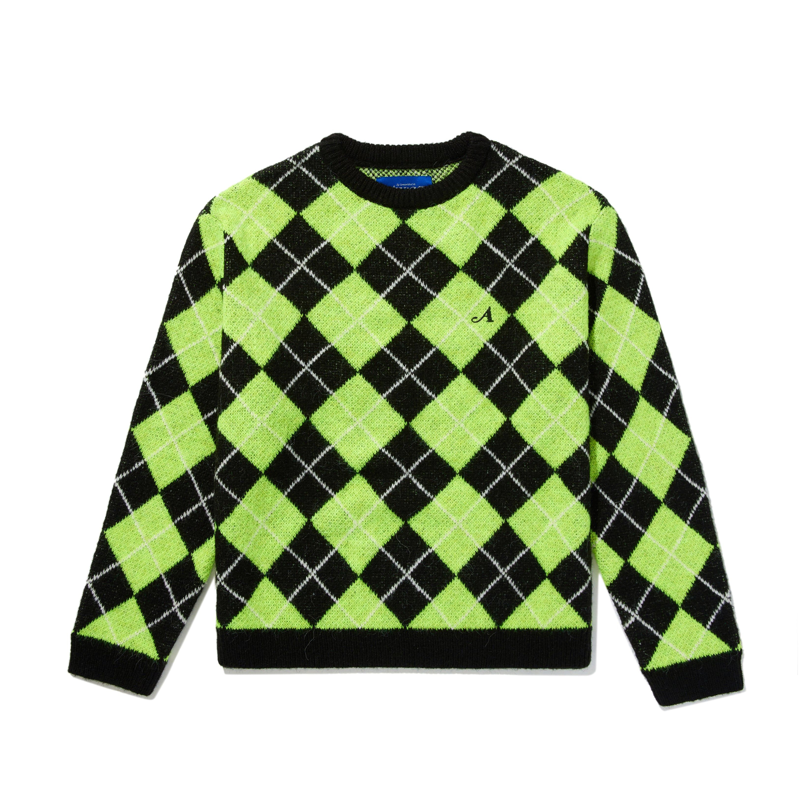 Argyle Mohair Sweater sold by Awake