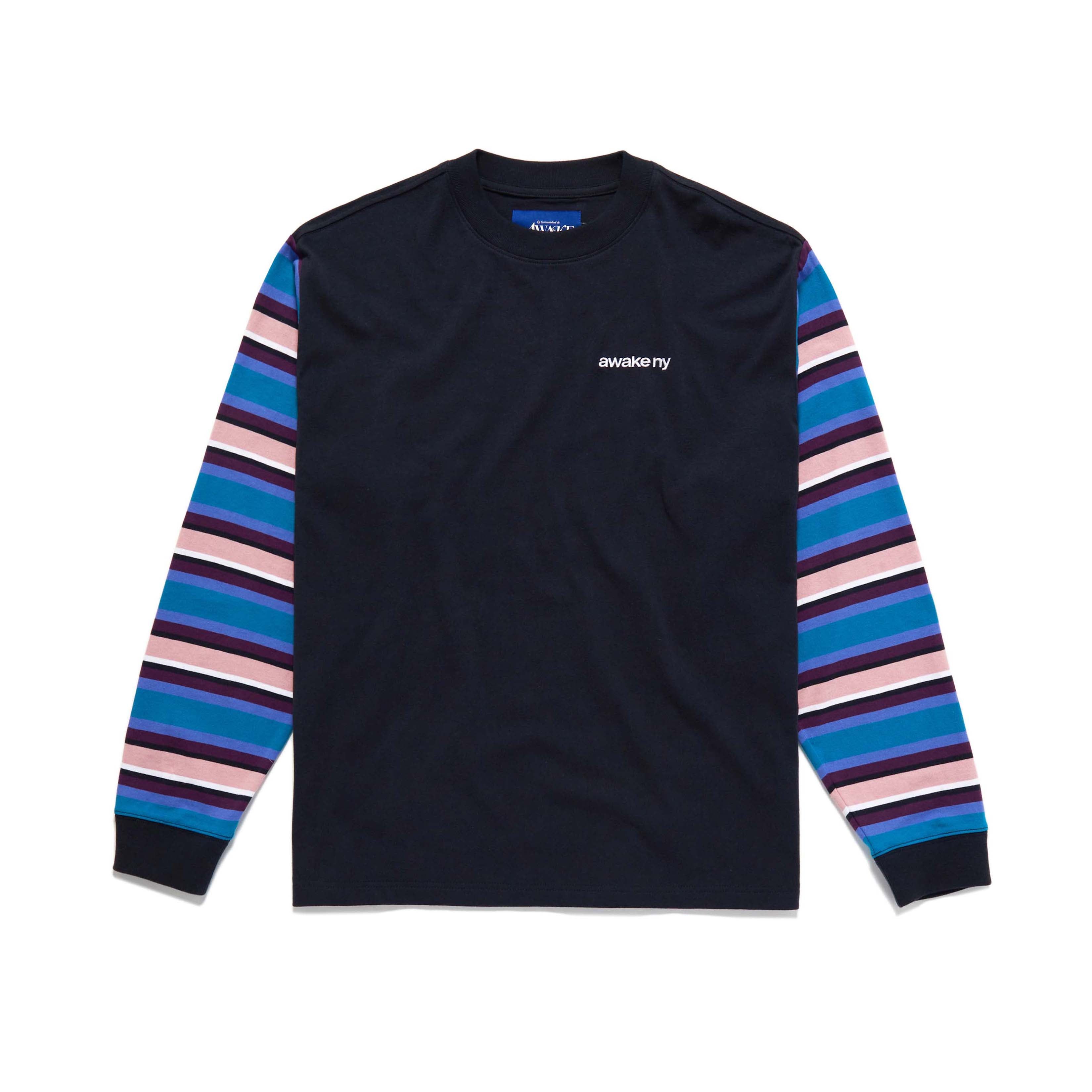 Continental Stripe L/S Tee sold by Awake