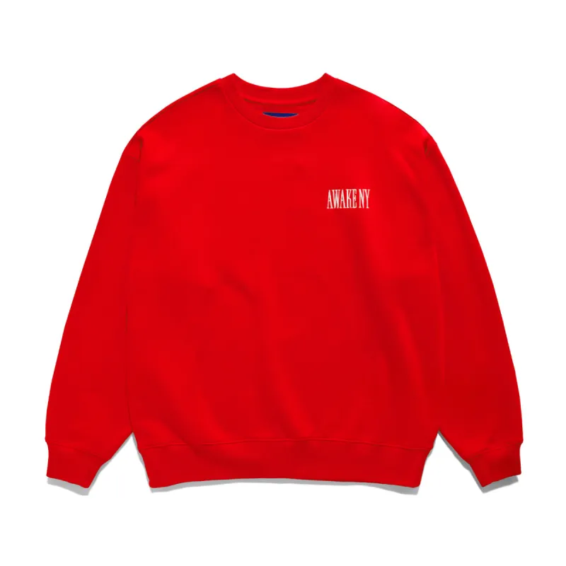 Spire Logo Embroidered Crewneck made by Awake