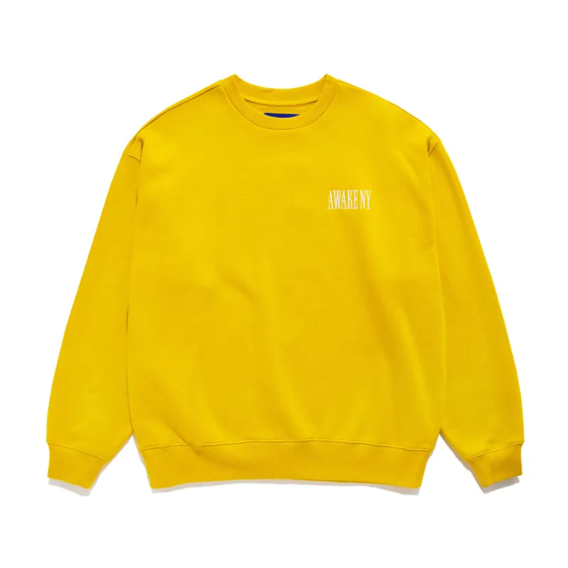 Spire Logo Embroidered Crewneck made by Awake