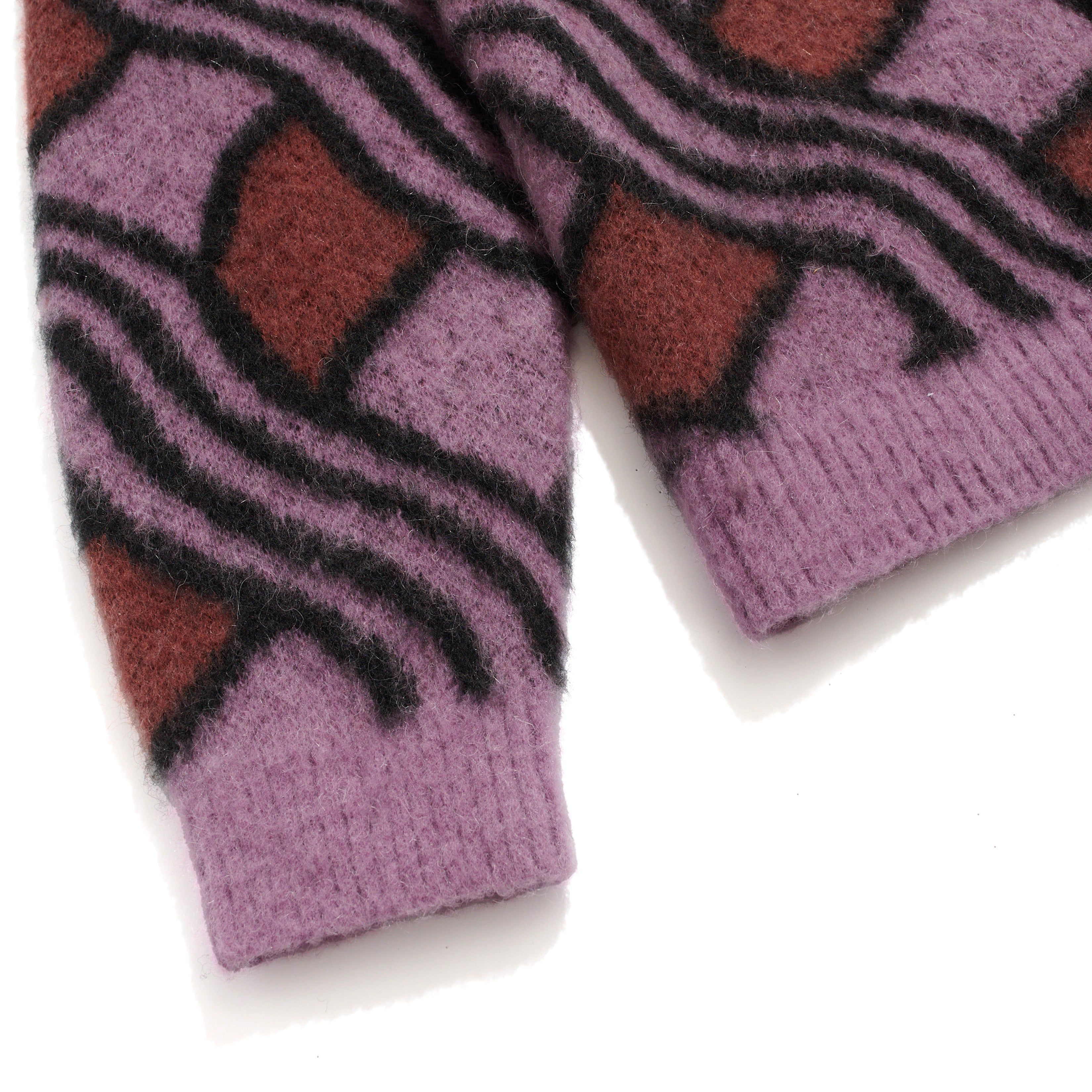 Wavy Jacquard Mohair Cardigan sold by Awake product image thumbnail 4