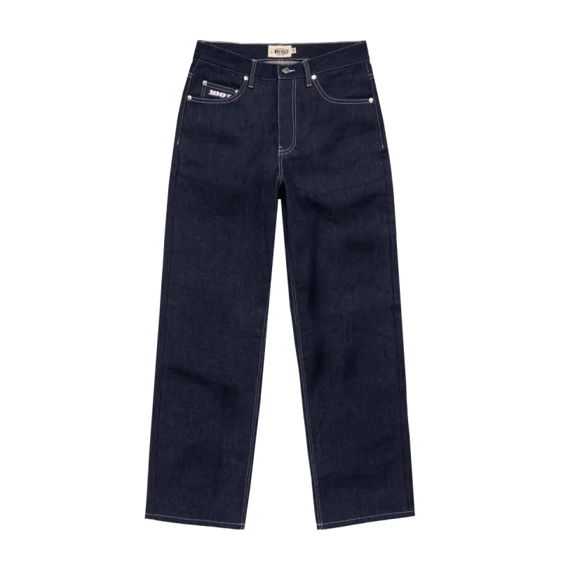 Crown Logo Five Pocket Denim Pant sold by Awake