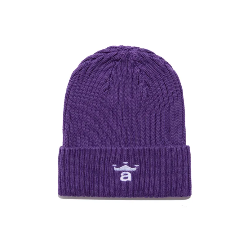 Crown "a" Cable Beanie sold by Awake