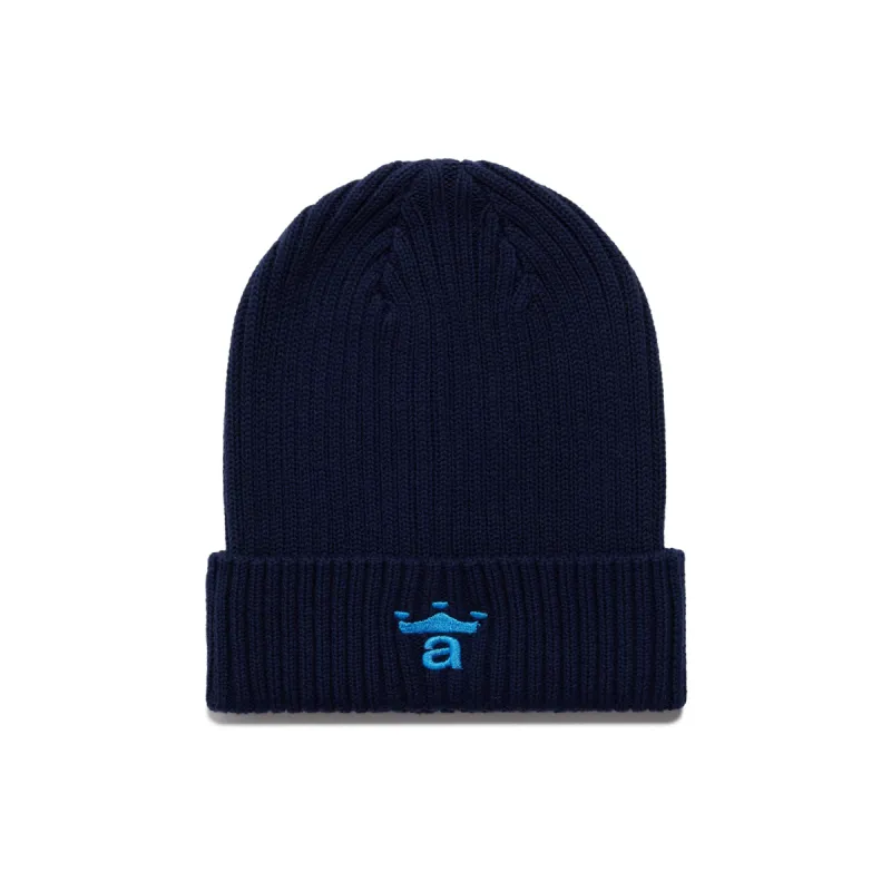 Crown "a" Cable Beanie sold by Awake