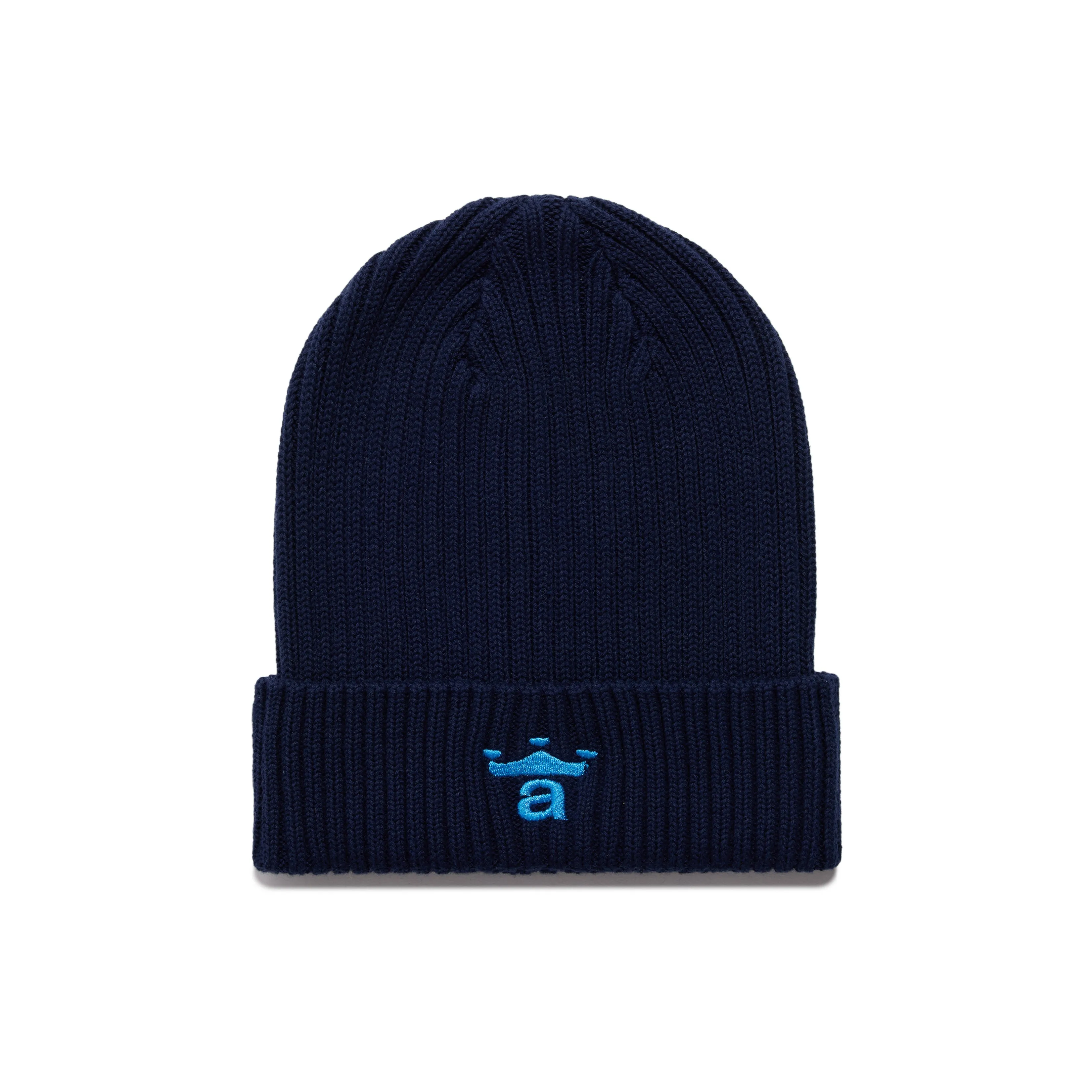 Crown "a" Cable Beanie sold by Awake