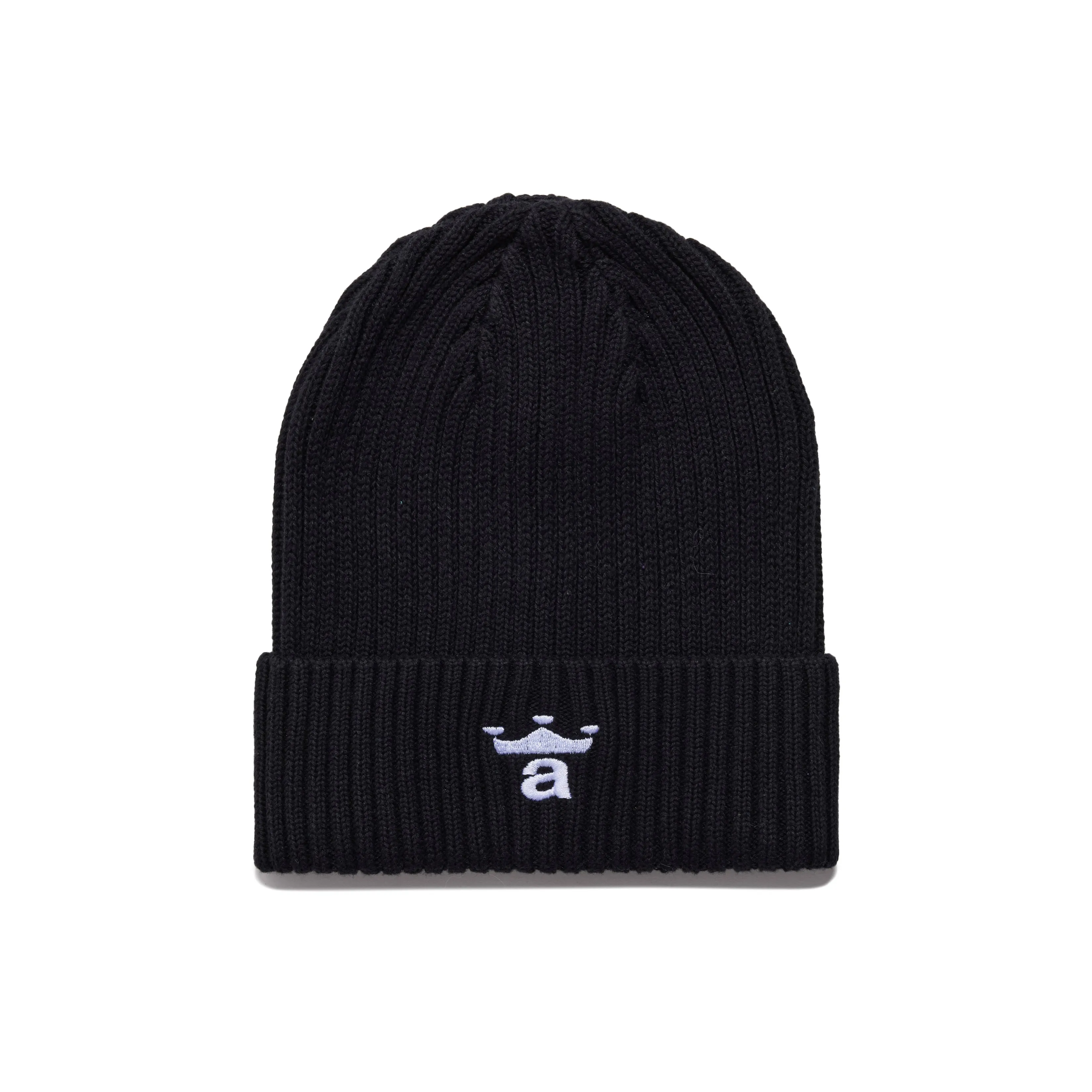 Crown "a" Cable Beanie sold by Awake