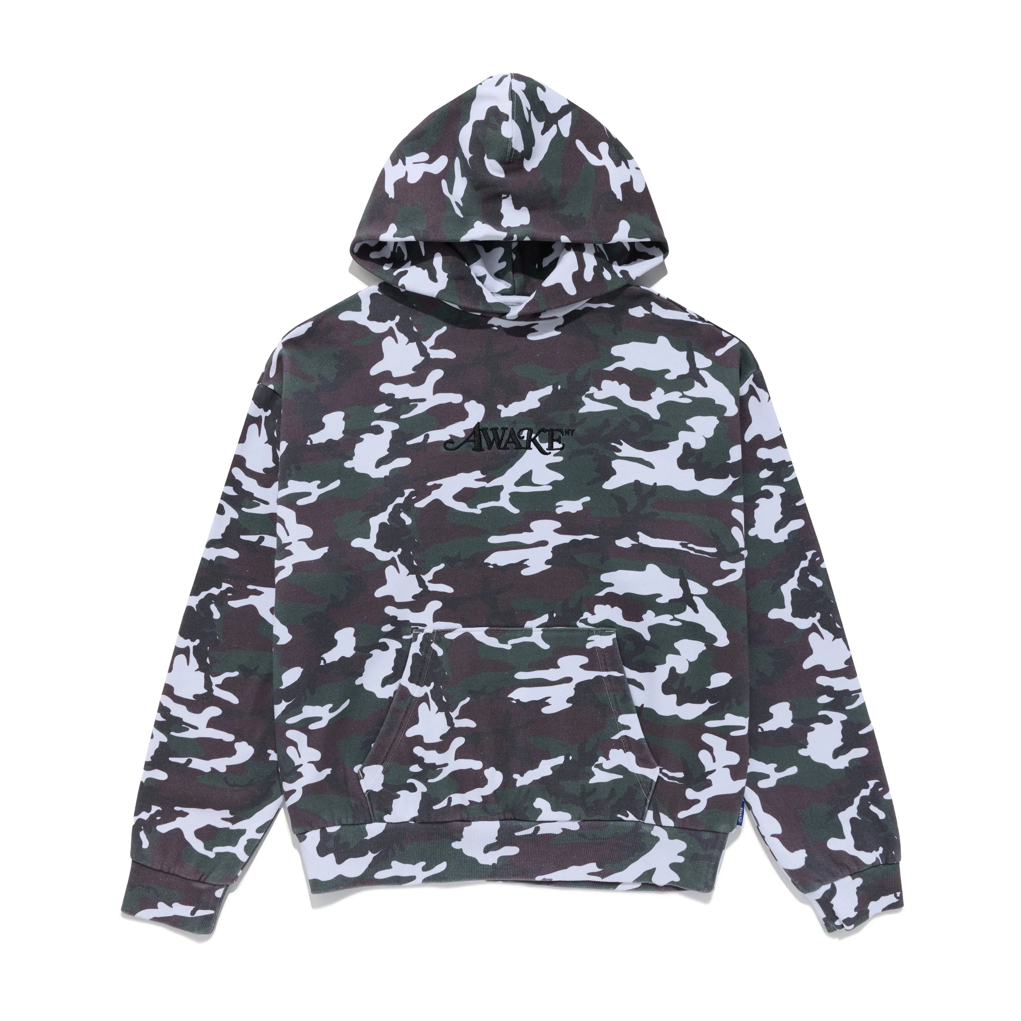 Classic Logo Embroidered Camo Hoodie sold by Awake