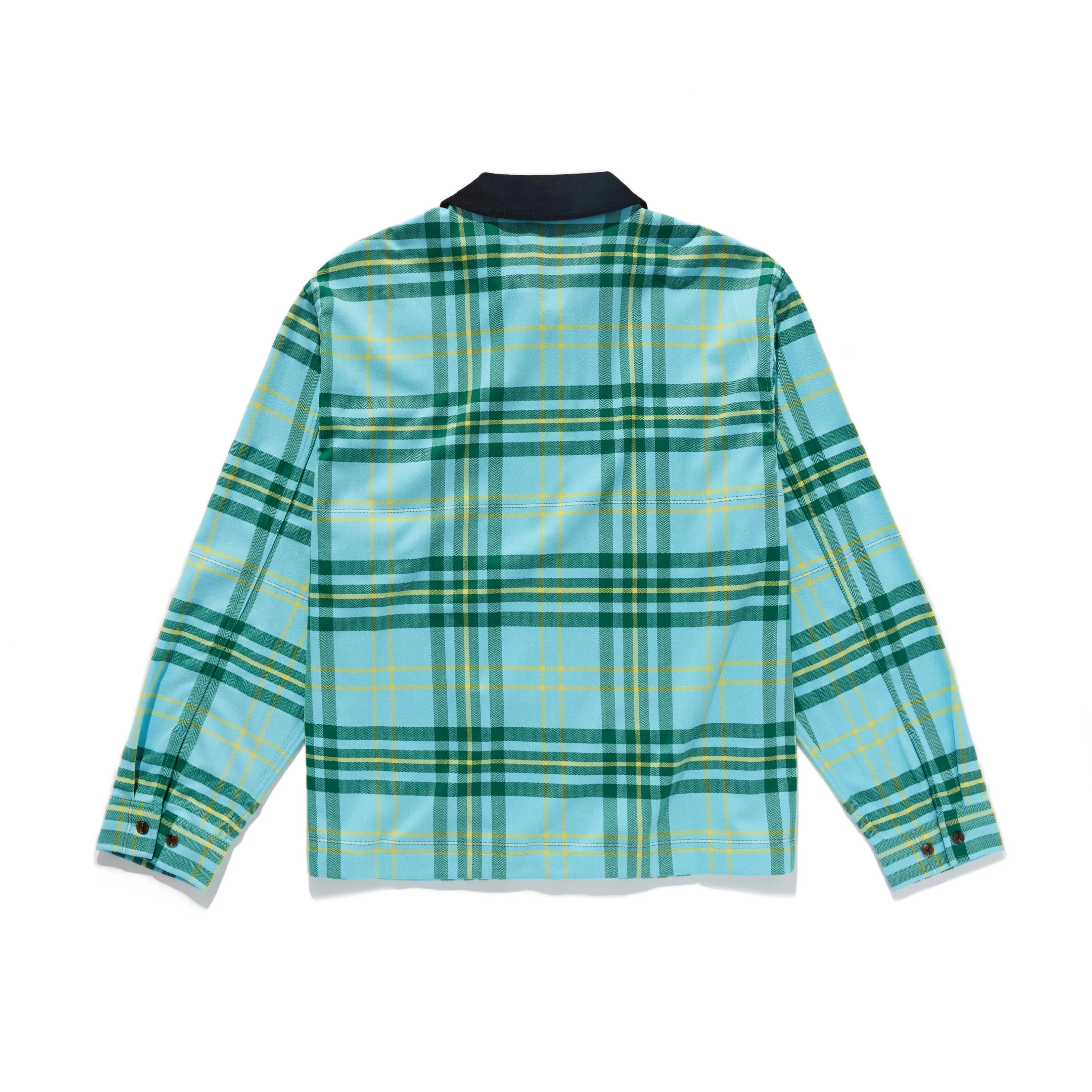 Plaid Flannel Zip-up Shirt sold by Awake product image thumbnail 2