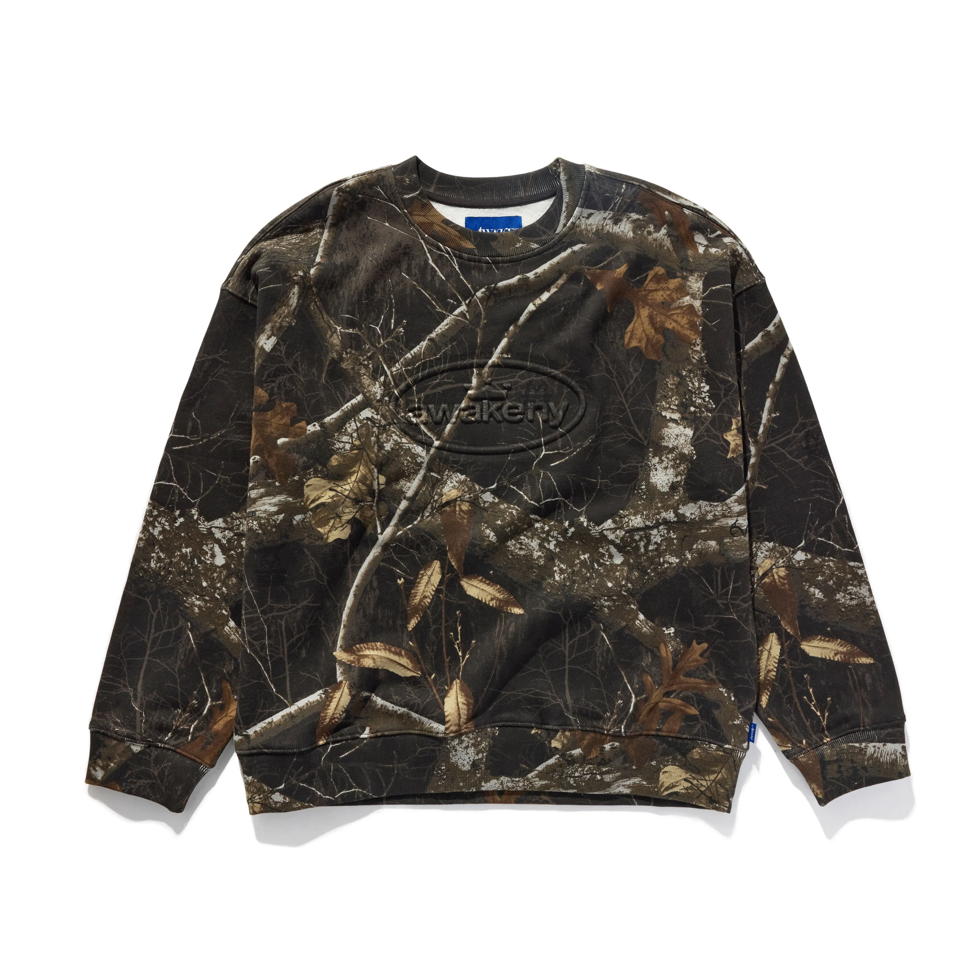 Debossed Logo Crewneck sold by Awake