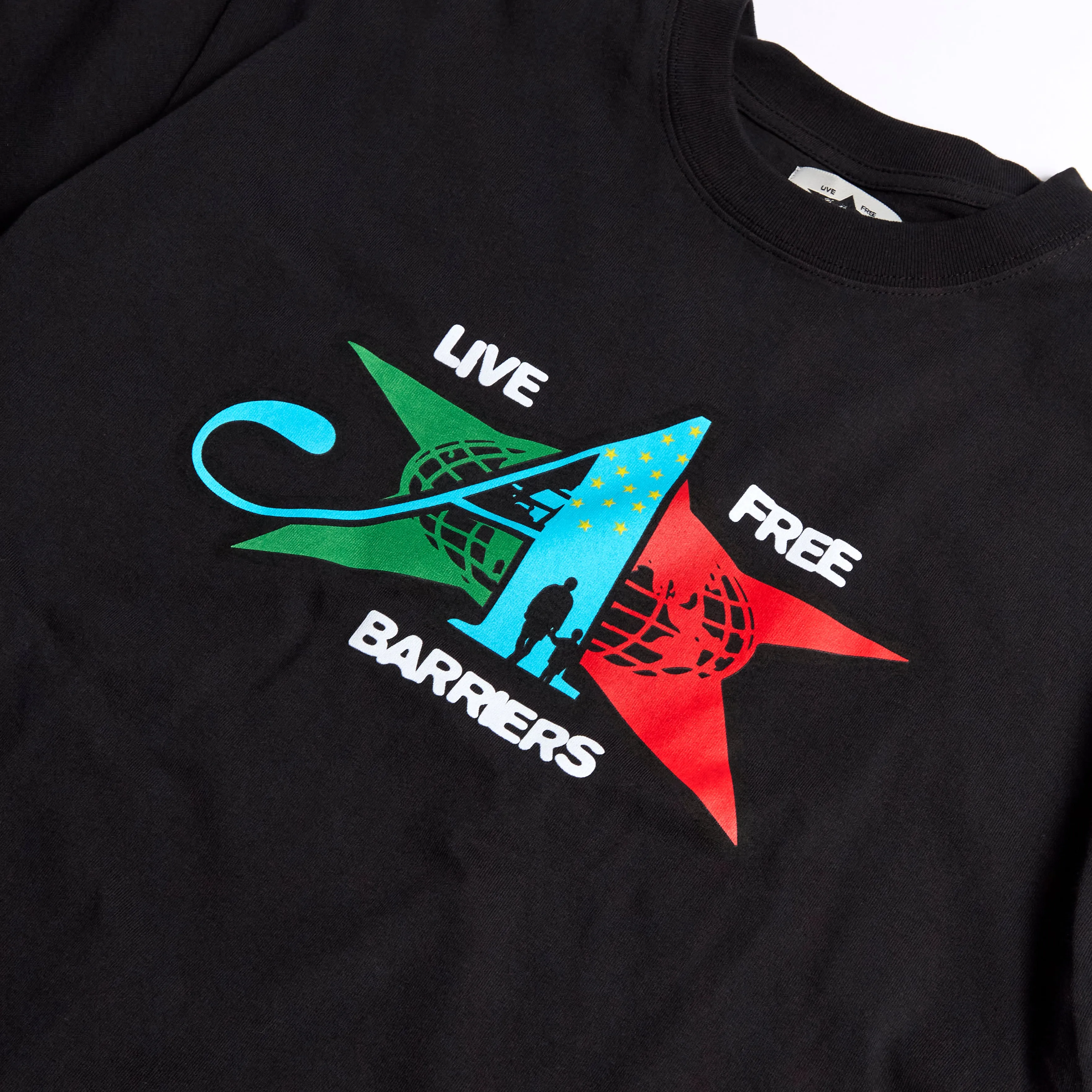 Barriers “Live Free” Tee sold by Awake product image thumbnail 2