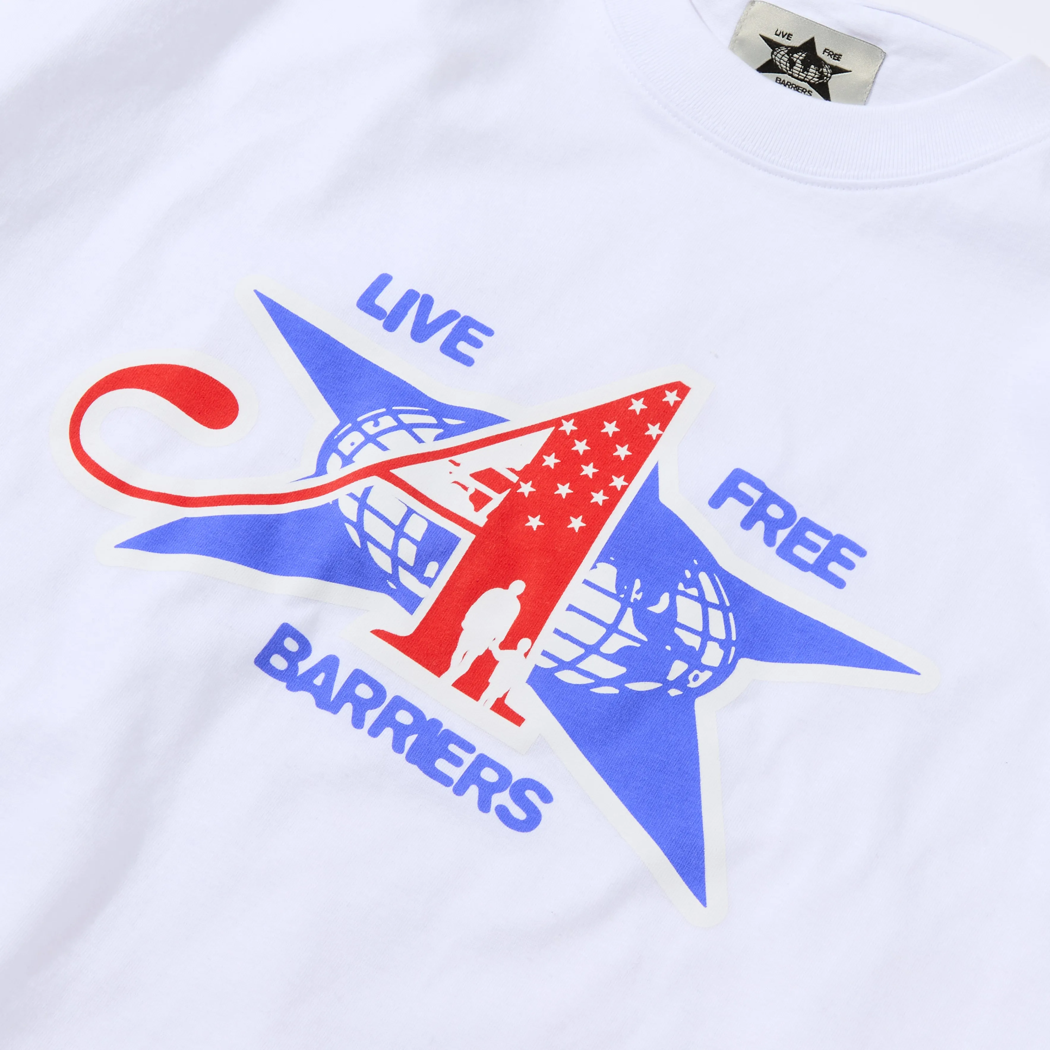 Barriers “Live Free” Tee sold by Awake product image thumbnail 2