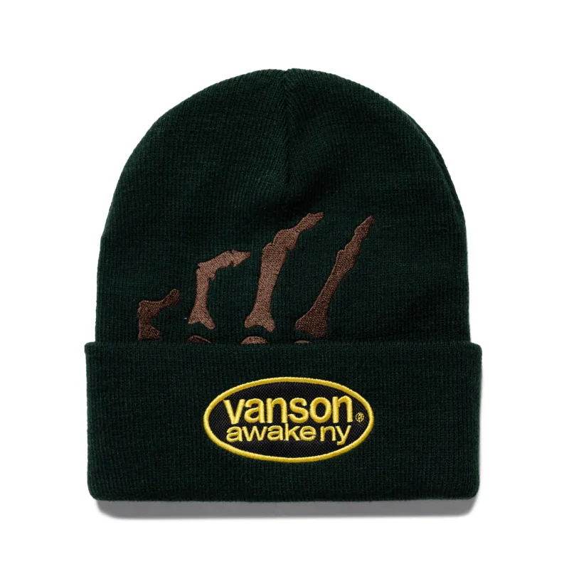Vanson Skeleton Beanie sold by Awake