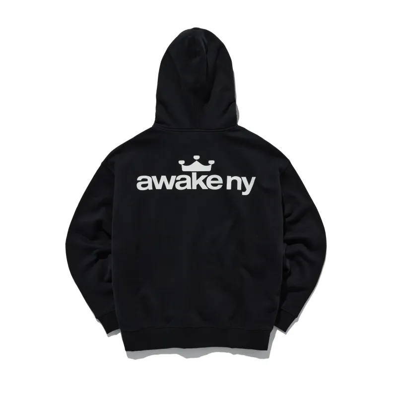 Crown Logo Full Zip Hoodie sold by Awake