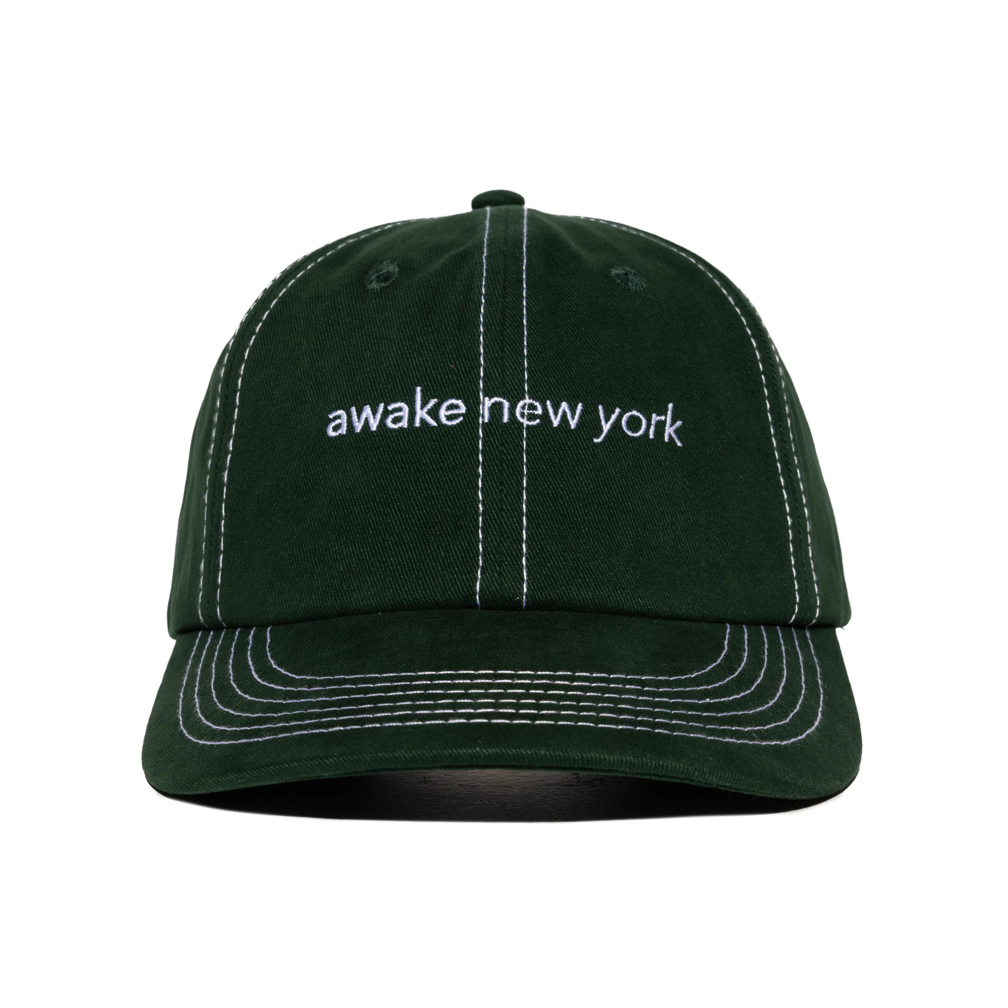 Contrast Stitch 6 Panel Hat sold by Awake