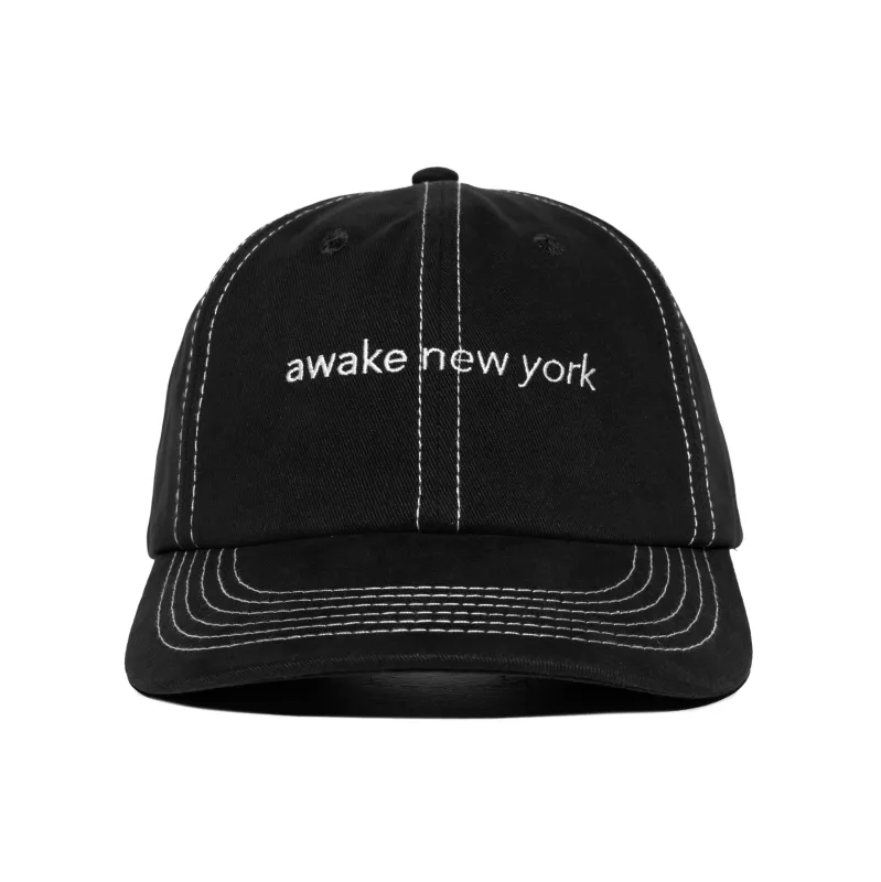 Contrast Stitch 6 Panel Hat sold by Awake