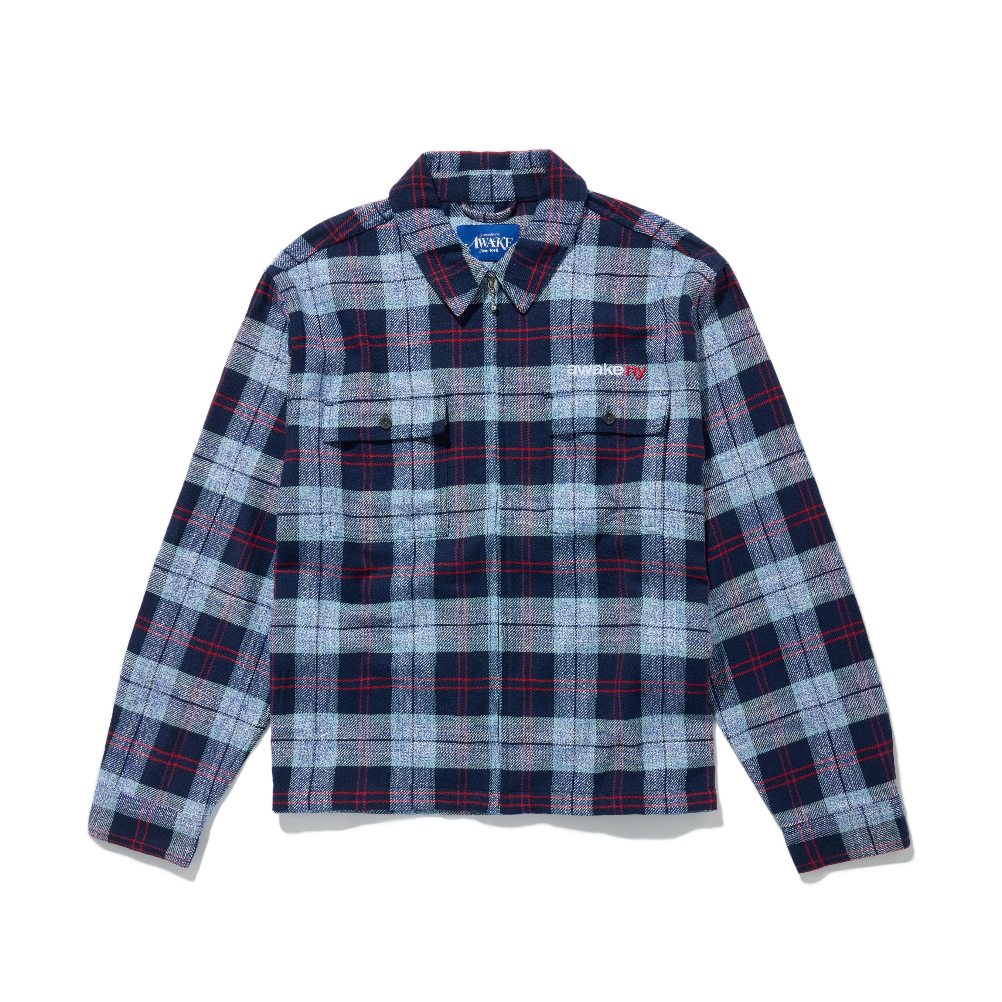 Flannel Zip Shirt sold by Awake