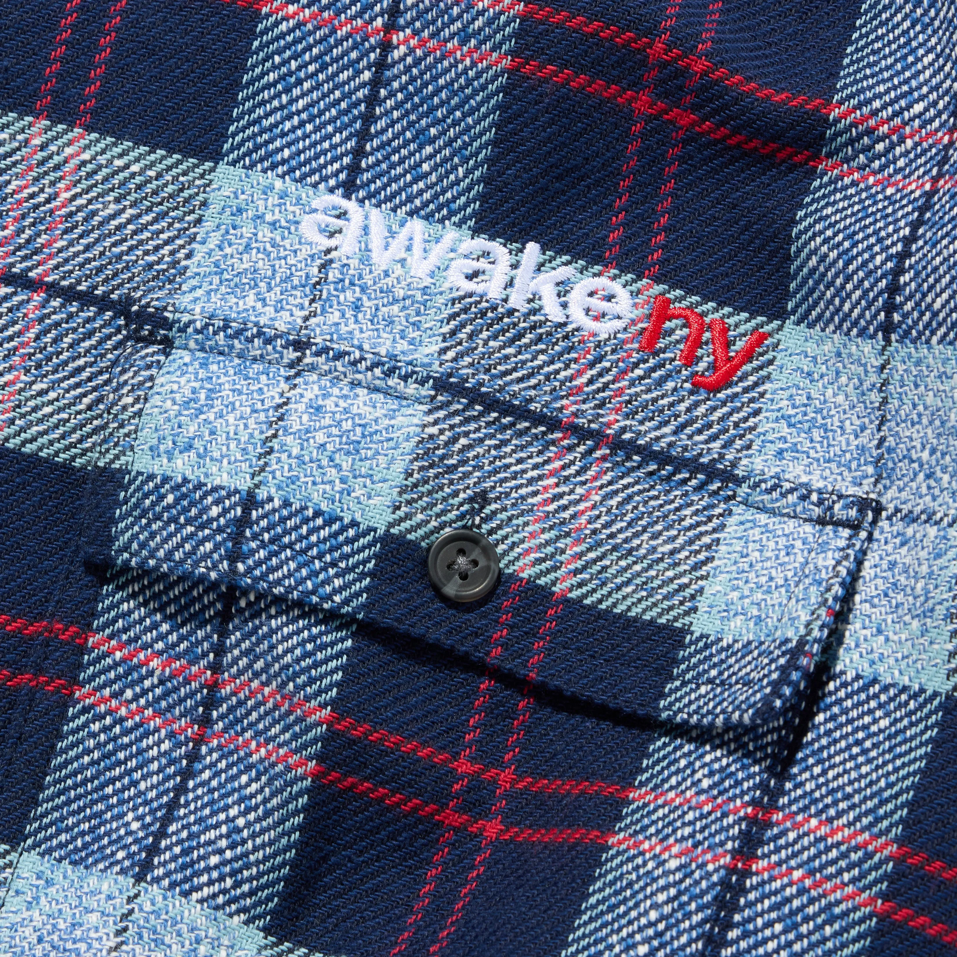 Flannel Zip Shirt sold by Awake product image thumbnail 3