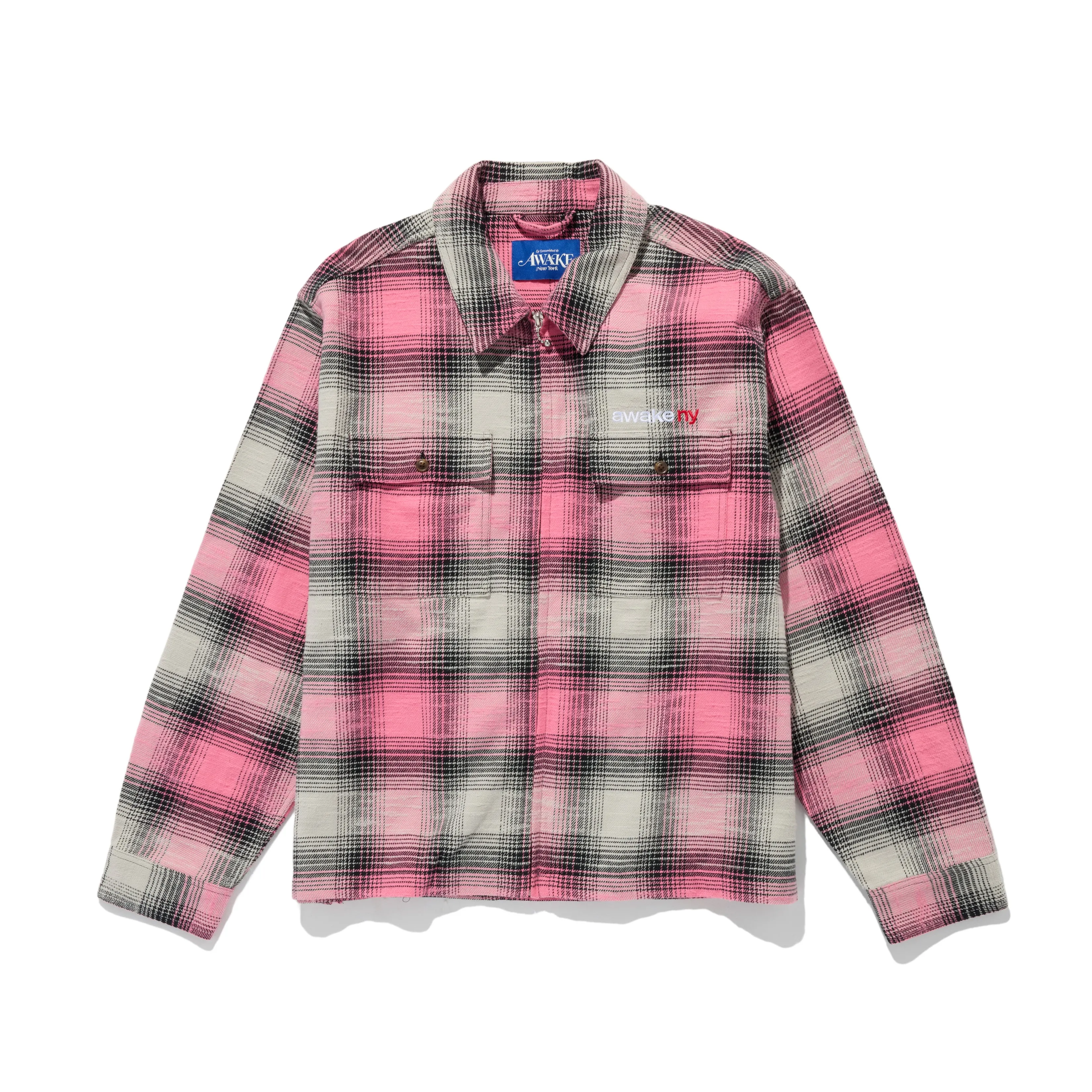 Flannel Zip Shirt sold by Awake