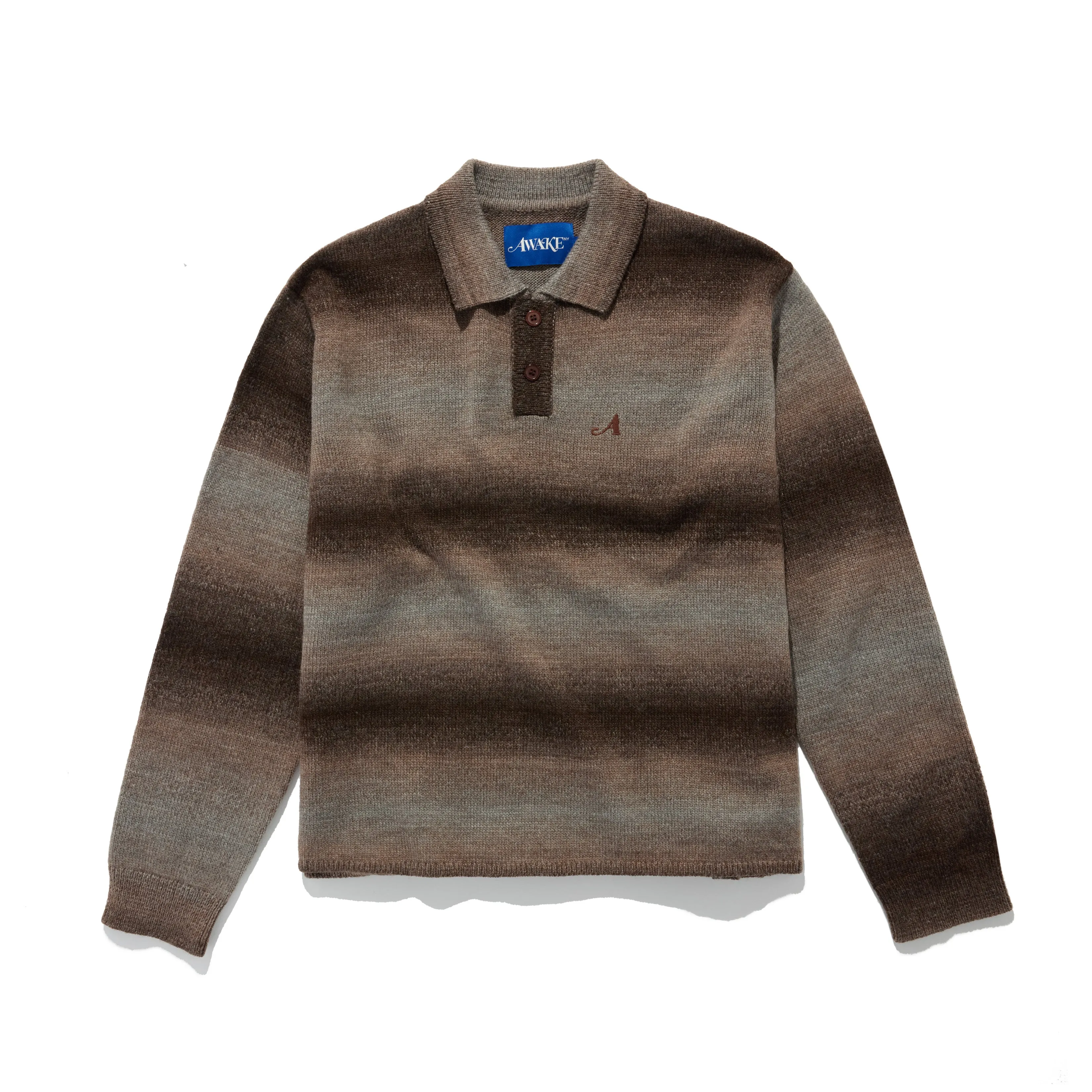 Gradient Knit Polo sold by Awake