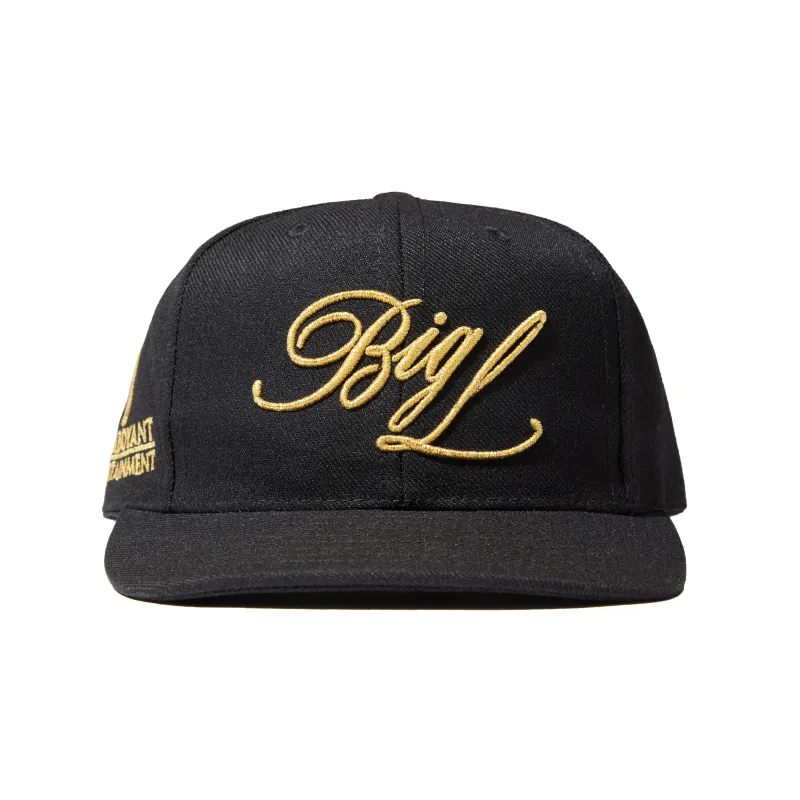 Big L 6 Panel Snapback made by Awake