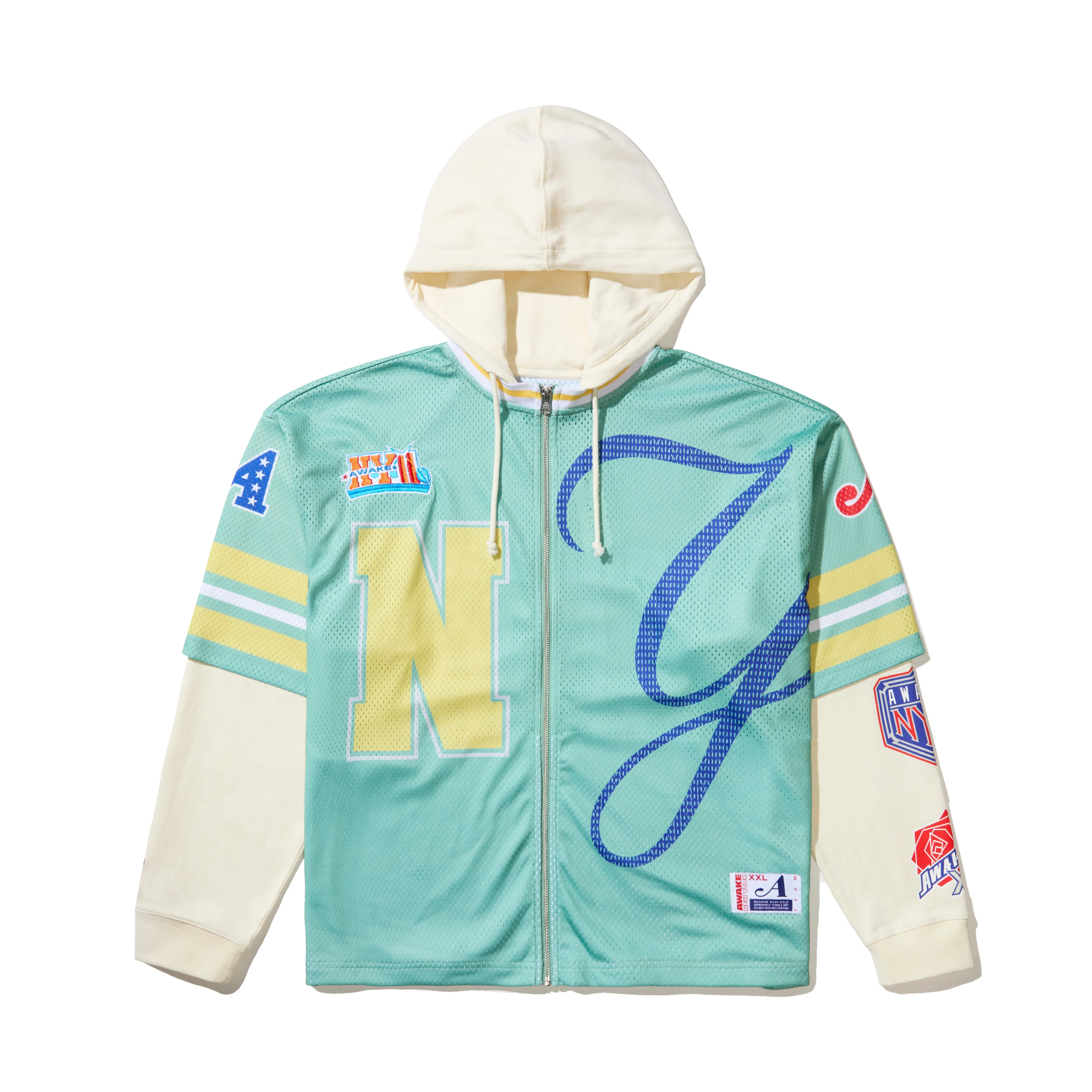 Champs Jersey Zip Up Hoodie sold by Awake product image thumbnail 2