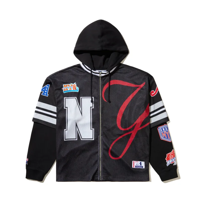 Champs Jersey Zip Up Hoodie made by Awake