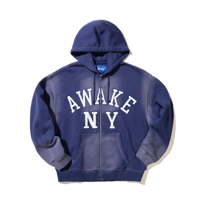 Collegiate Arch Zip Hoodie made by Awake
