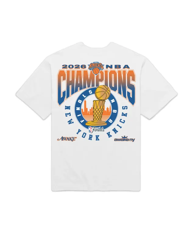 AWAKE NY x '47 x NY KNICKS NBA CHAMPIONSHIP TEE made by Awake