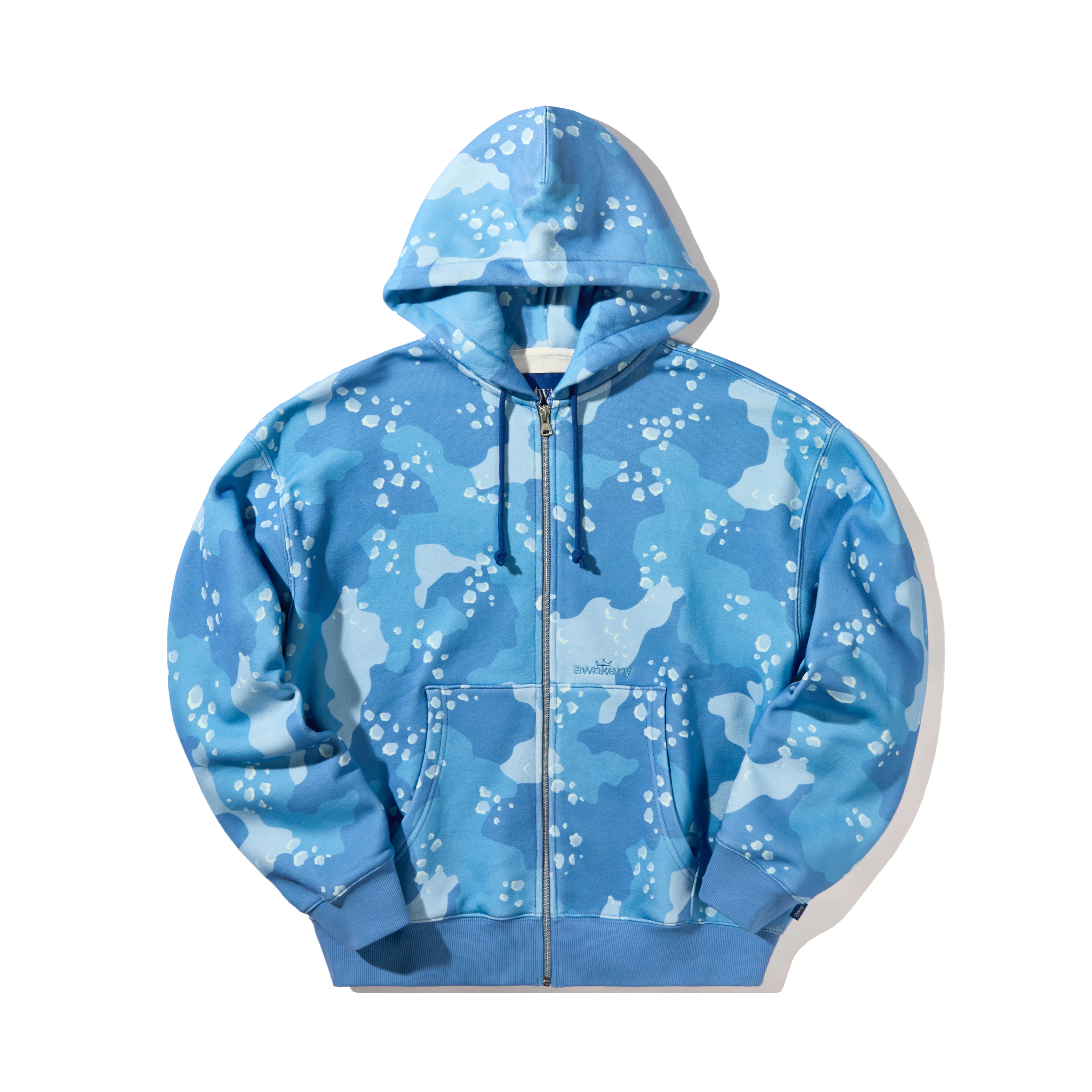 Camo Crown Logo Zip Hoodie sold by Awake