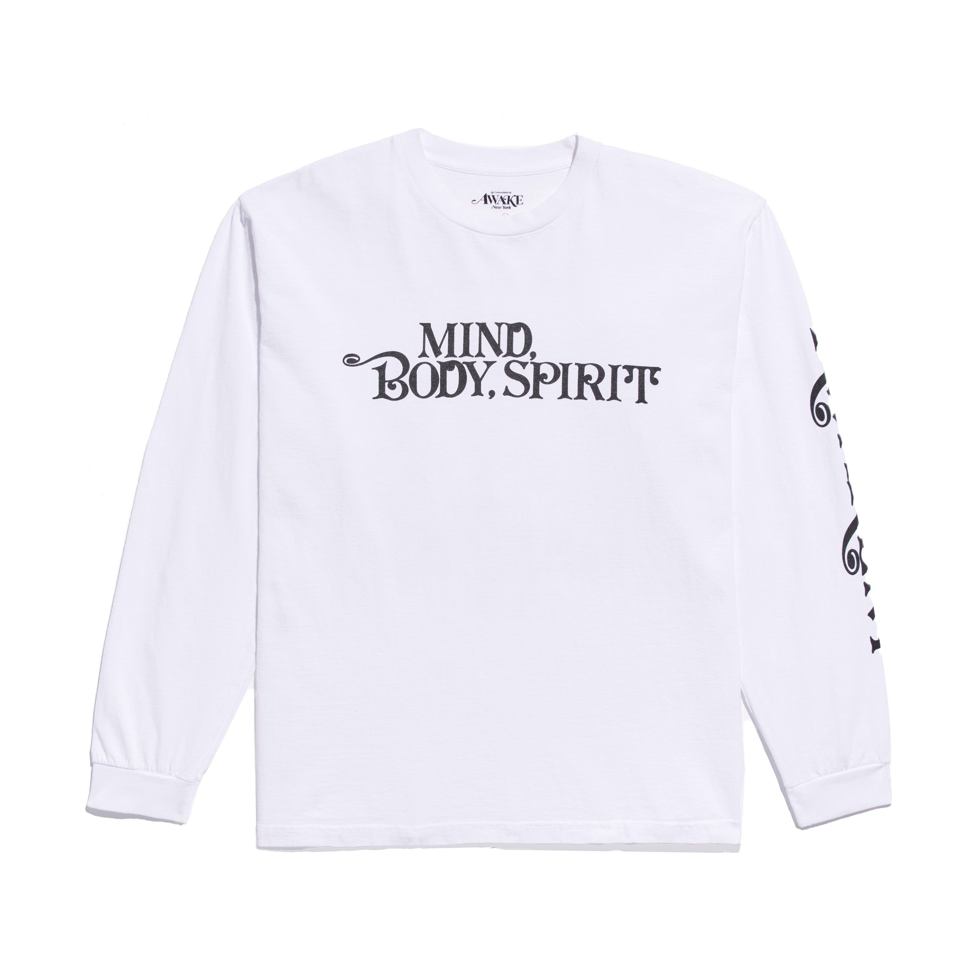 Mind Body Spirit L/S Tee sold by Awake