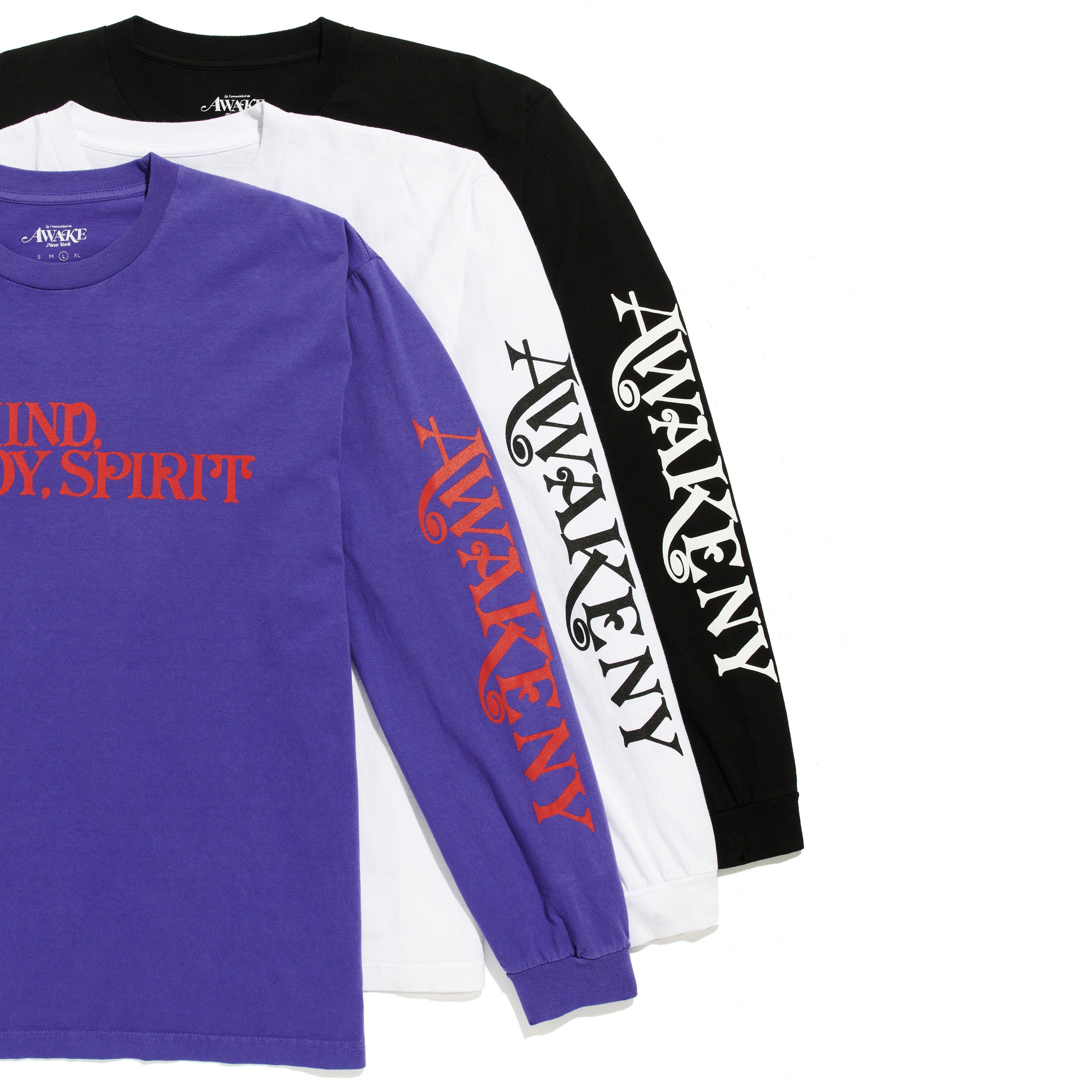 Mind Body Spirit L/S Tee sold by Awake product image thumbnail 4