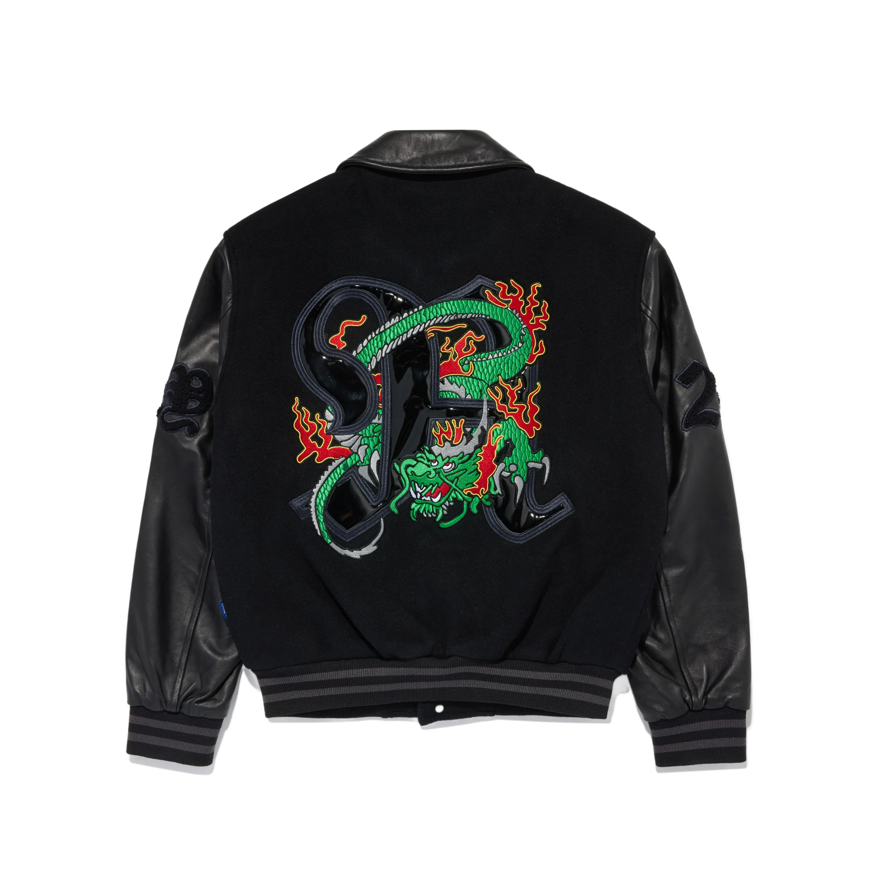 Dragon Embroidered Varsity Jacket sold by Awake product image thumbnail 2