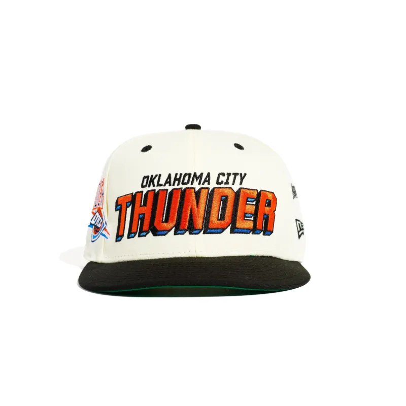 Awake NY x New Era x NBA Oklahoma City Thunder 9FIFTY Snapback made by Awake