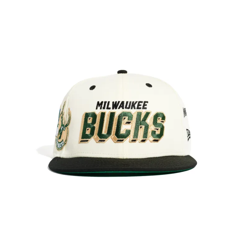 Awake NY x New Era x NBA Milwaukee Bucks 9FIFTY Snapback made by Awake
