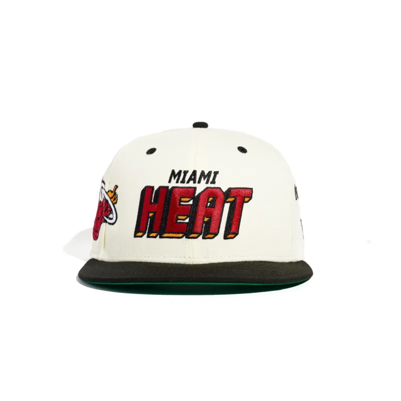 Awake NY x New Era x NBA Miami Heat 9FIFTY Snapback made by Awake