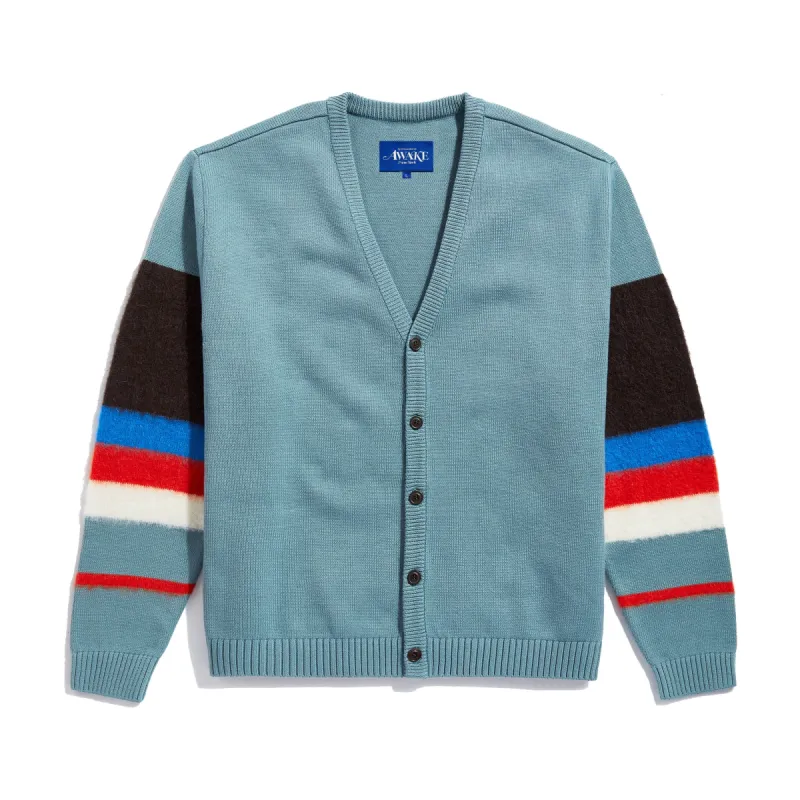 トップス AWAKE NY STRIPED MOHAIR CARDIGAN Buy Awake NY Mohair Ombre Striped Cardigan 'Fuchsia' - AWK