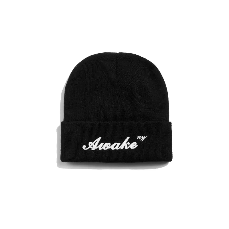 Awake Script Logo Beanie sold by Awake