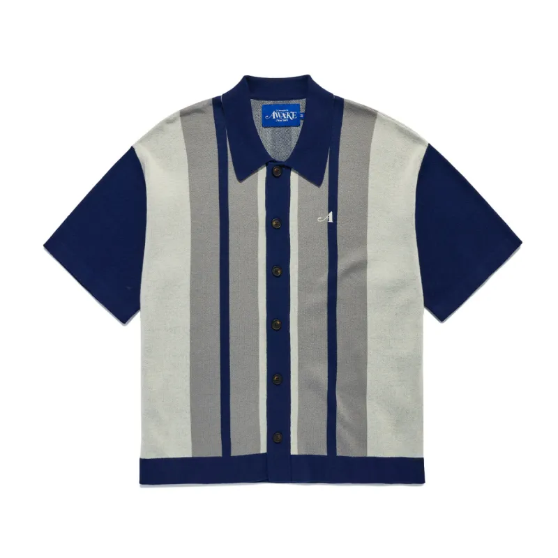 Contrast Embroidered S/S Cardigan made by Awake