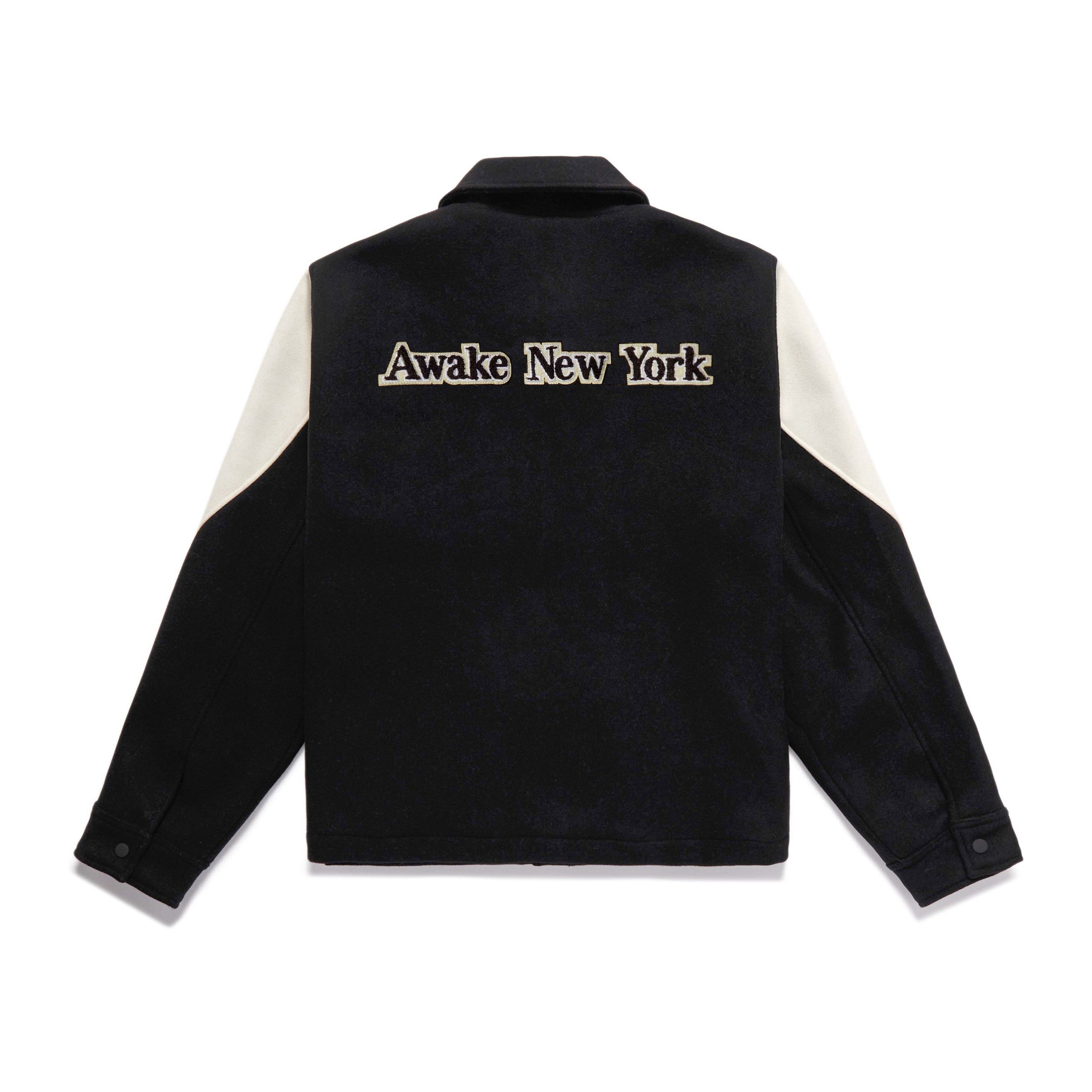 Crown Embroidered Varsity Jacket sold by Awake product image thumbnail 2