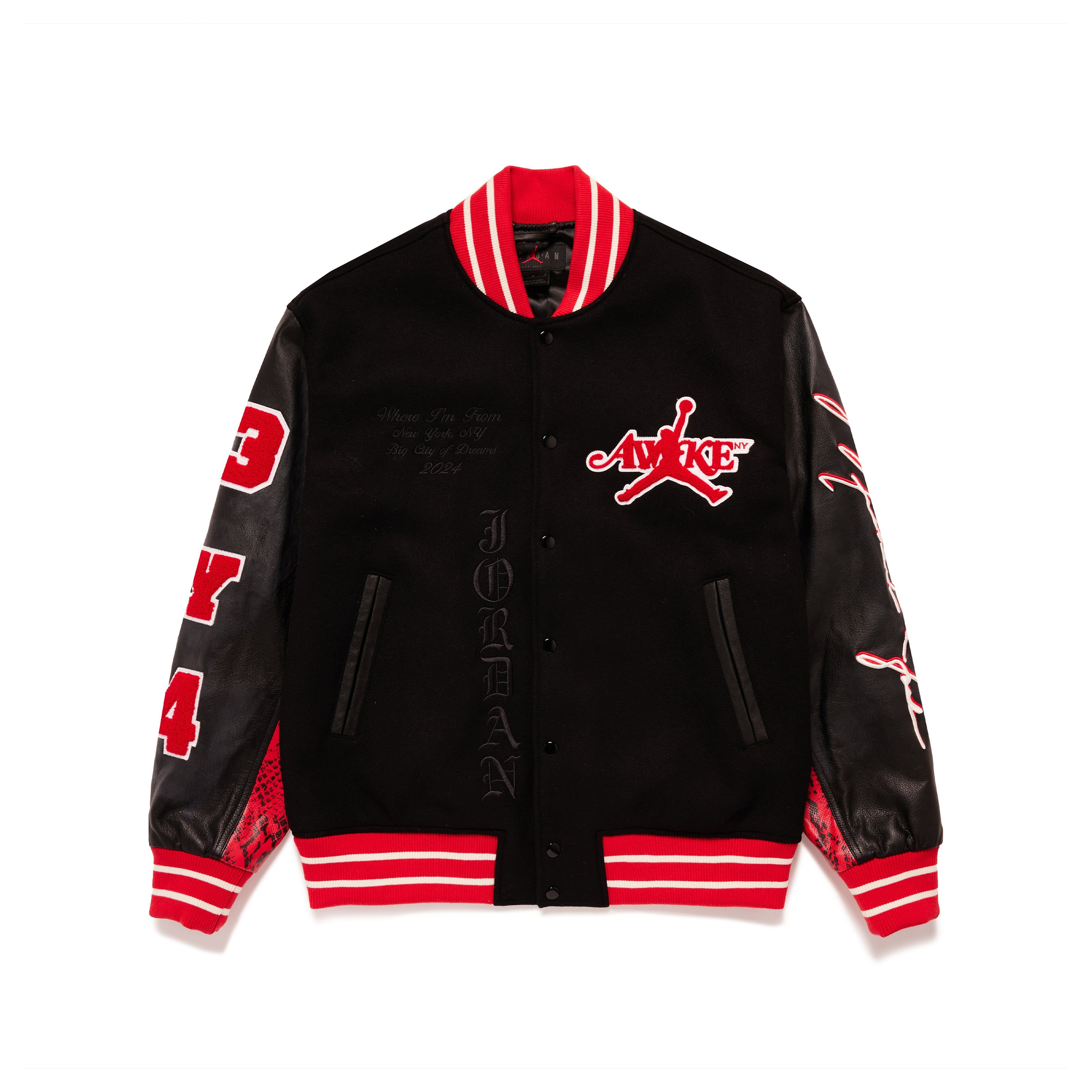 Jordan & Awake NY Varsity Jacket sold by Awake