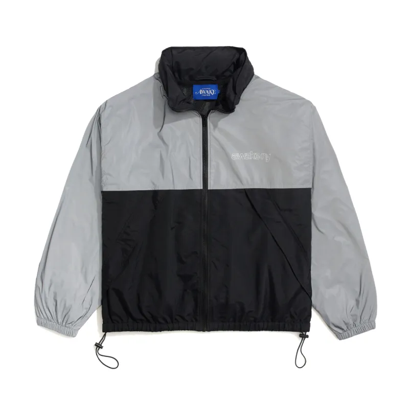 3M Printed Logo Zip Up Shell Jacket made by Awake